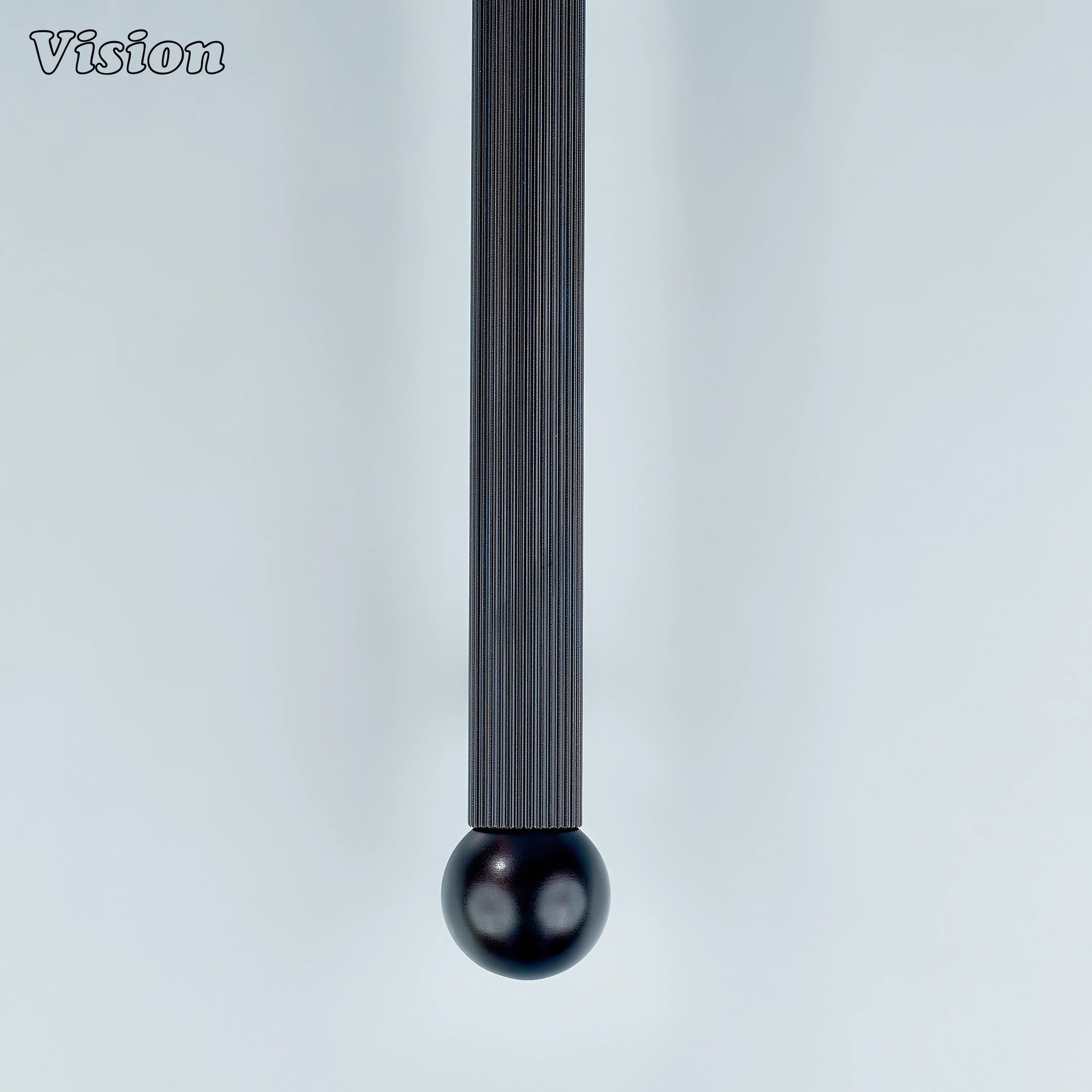 Cabinet handle in Oil Rubbed Bronze with sphere accents and sturdy cylinder posts.