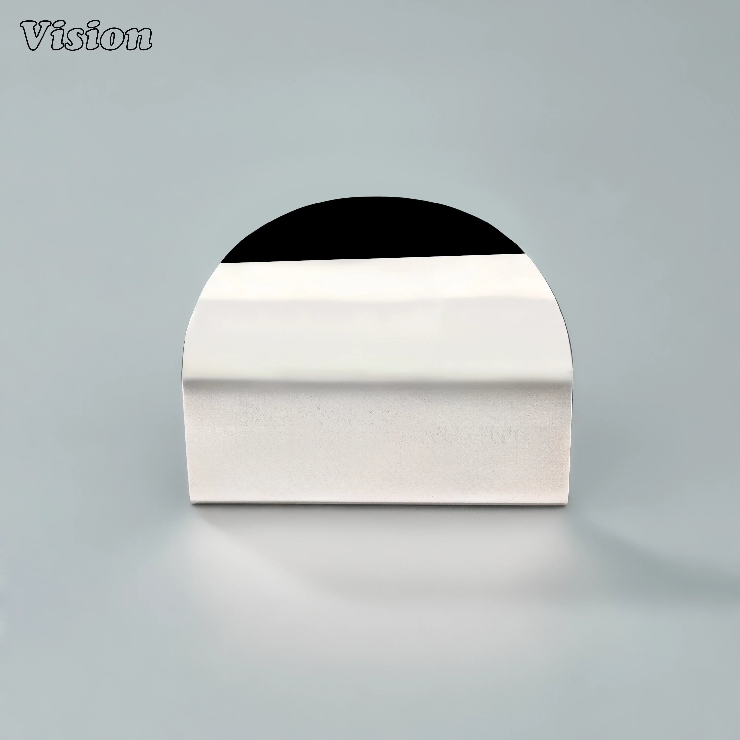 Polished Nickel plain curve cabinet handle with smooth rounded edges for kitchen drawers