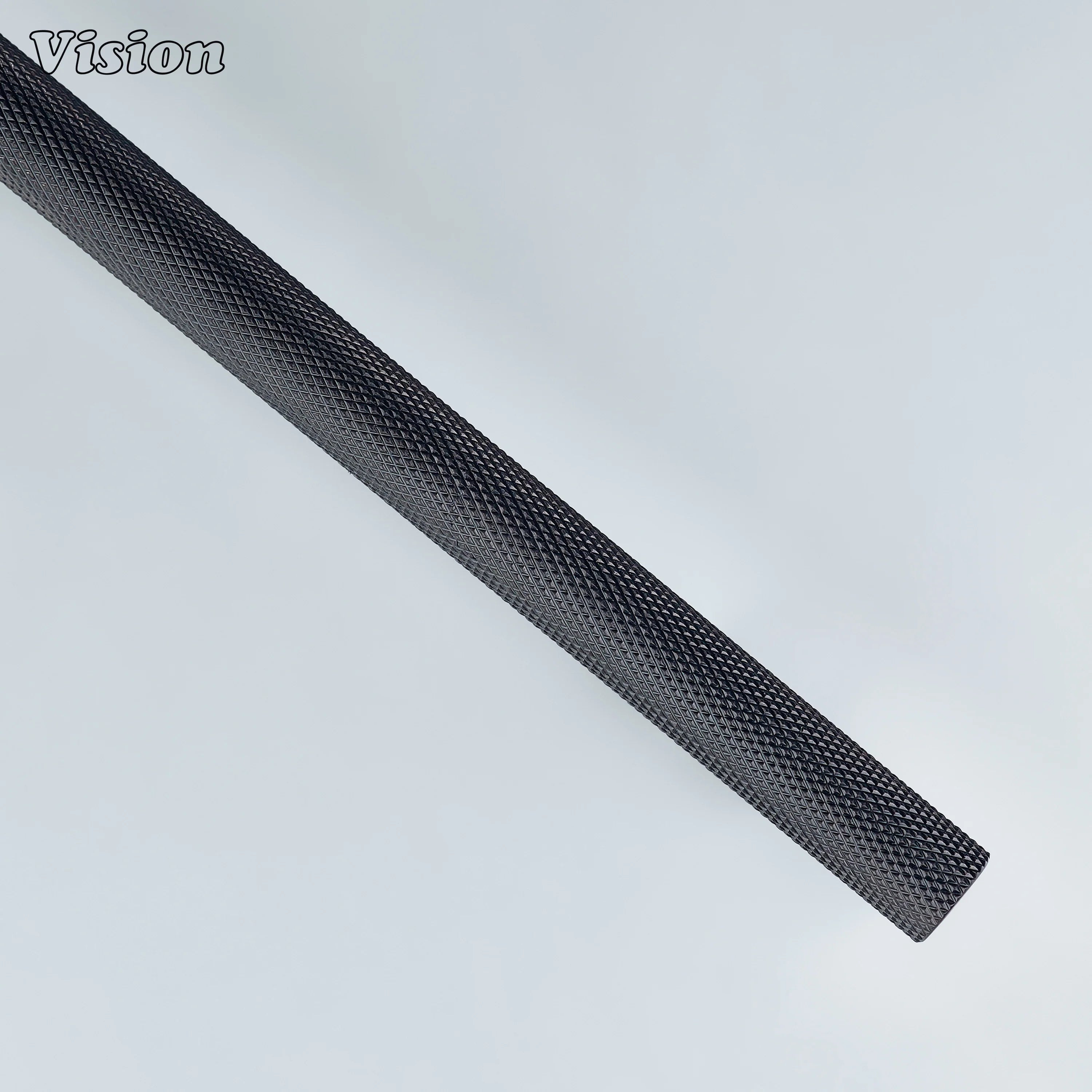 Cabinet handle with full knurled grip in Oil Rubbed Bronze finish