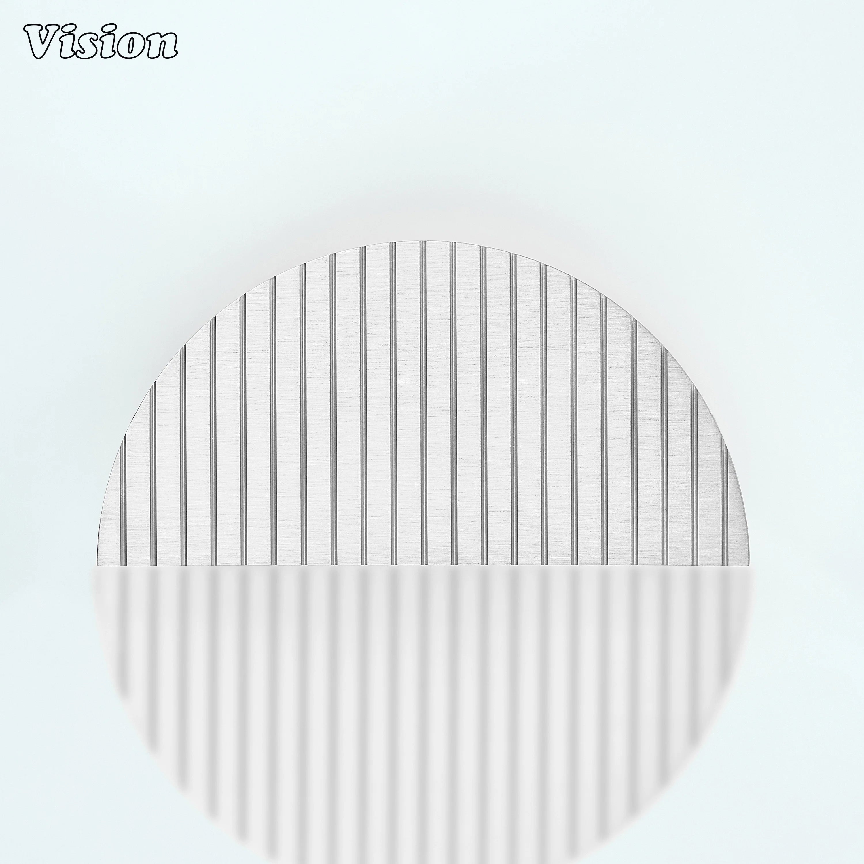 Silver half moon split door handle designed for main residential doors