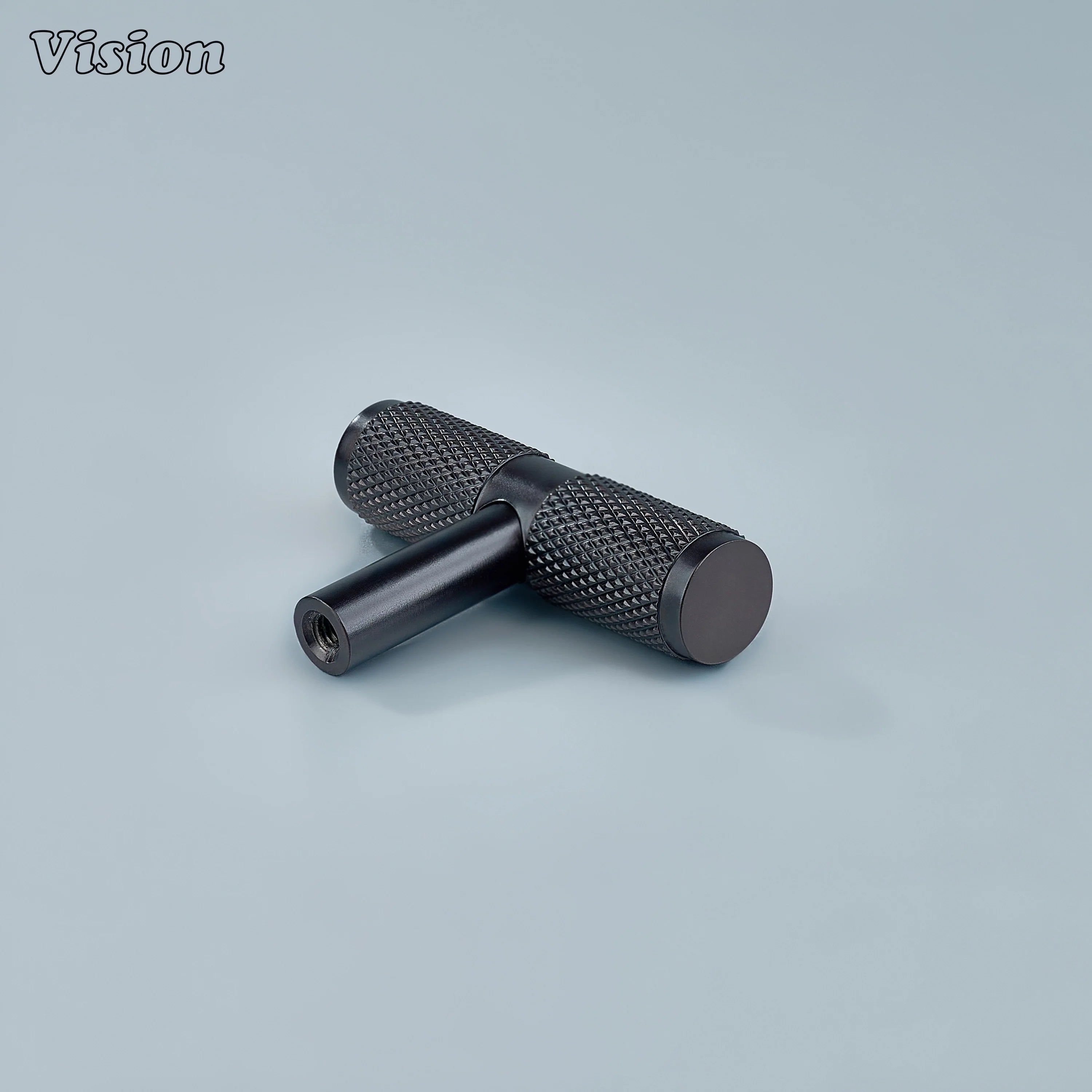 Oil Rubbed Bronze finish knurled t-knob cabinet hardware for wardrobes