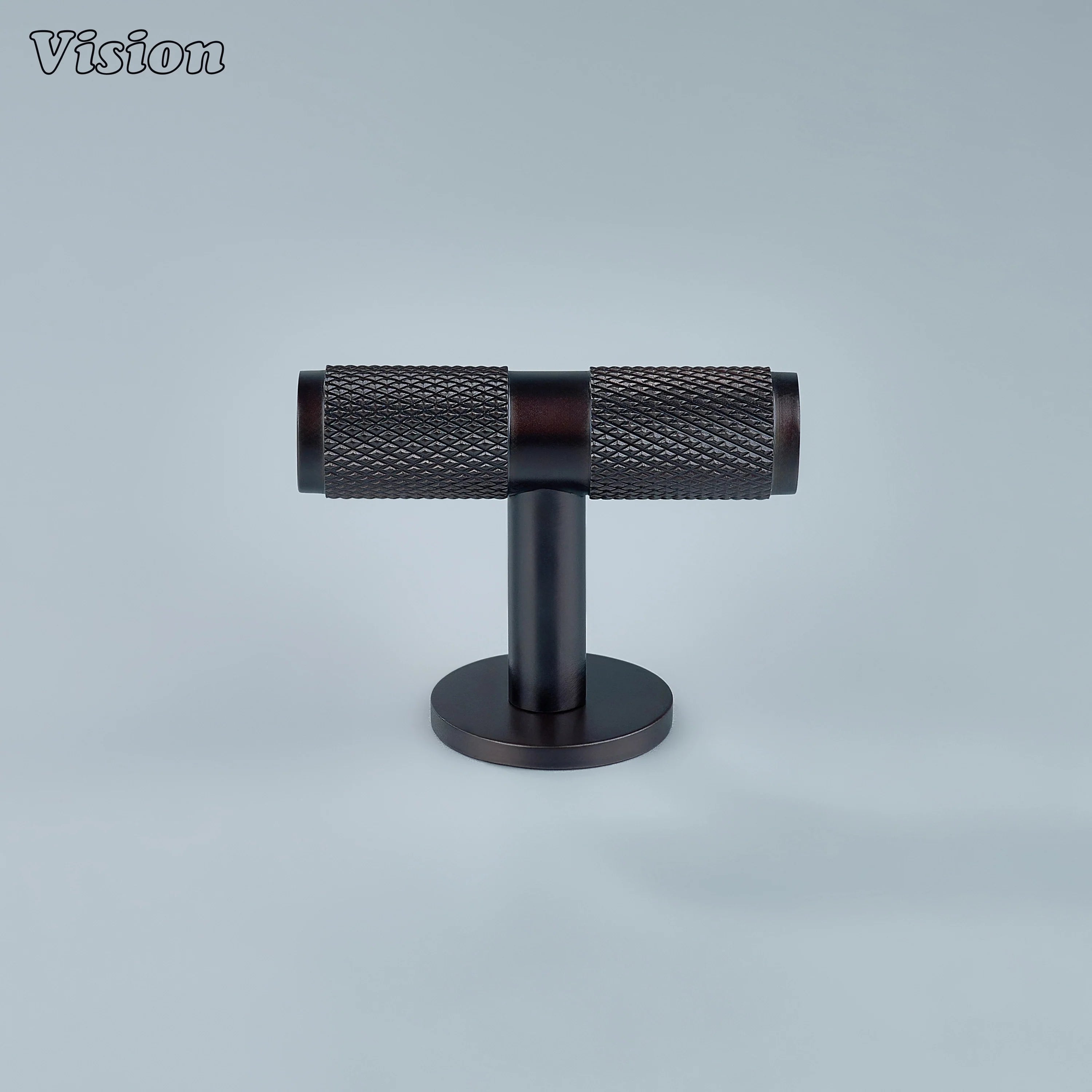 Premium Oil Rubbed Bronze knurled cabinet t-knob bar profile for furniture
