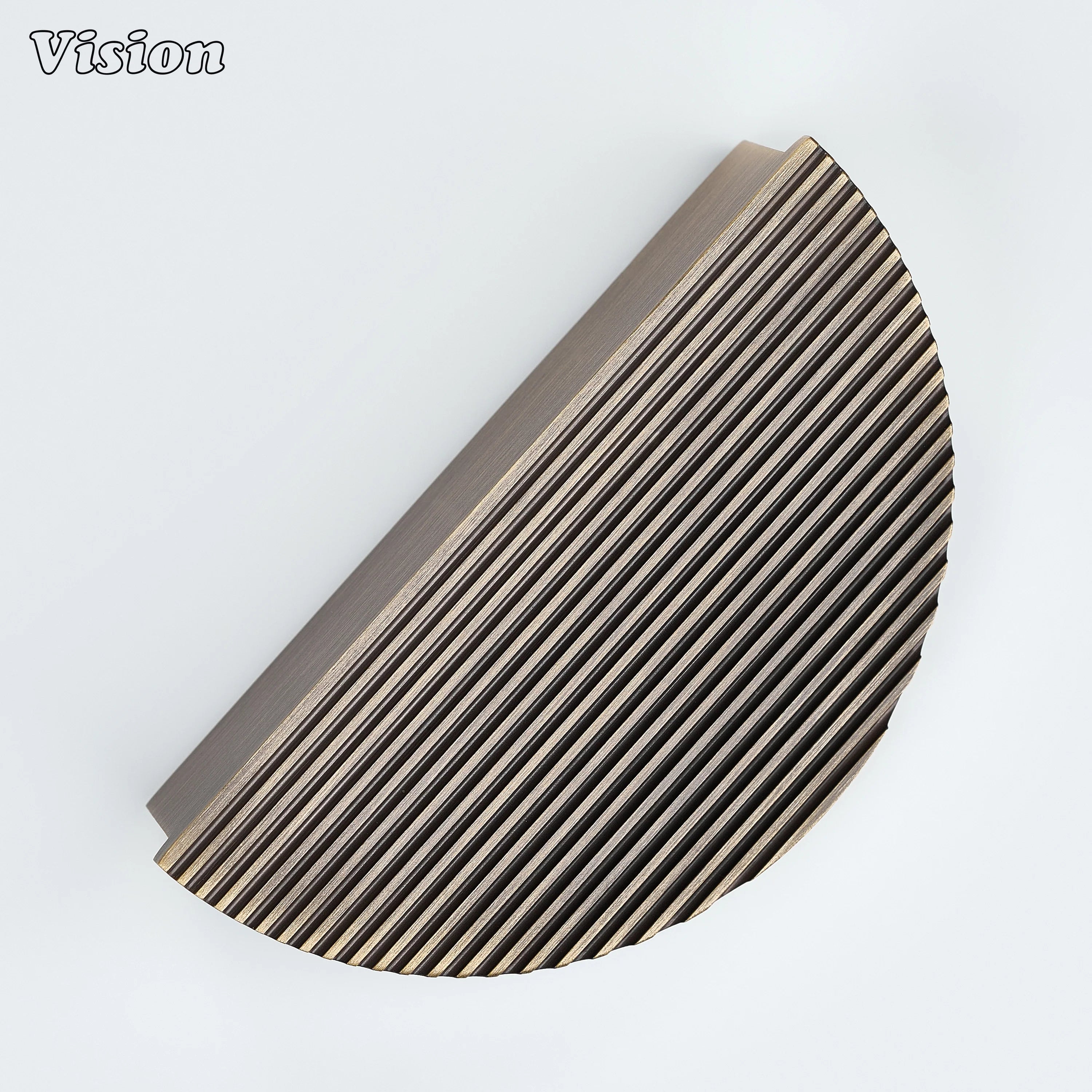 Antique Bronze linear knurled brass cabinet handle for wardrobe furniture