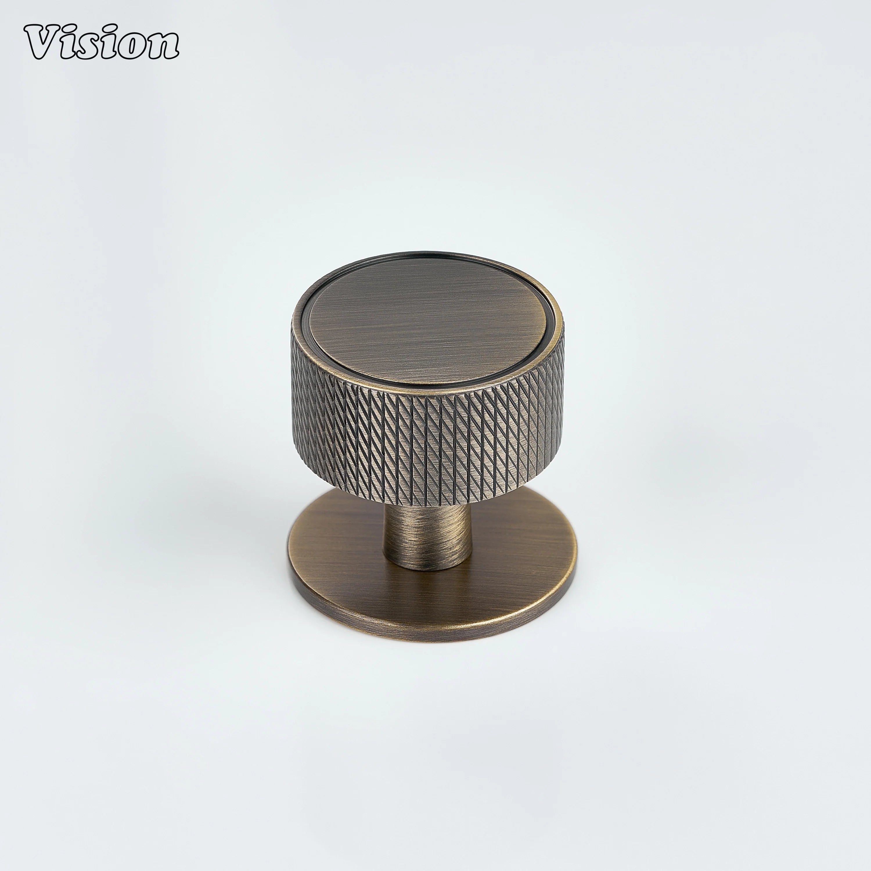 Antique Bronze cabinet knob with solid brass build for furniture storage
