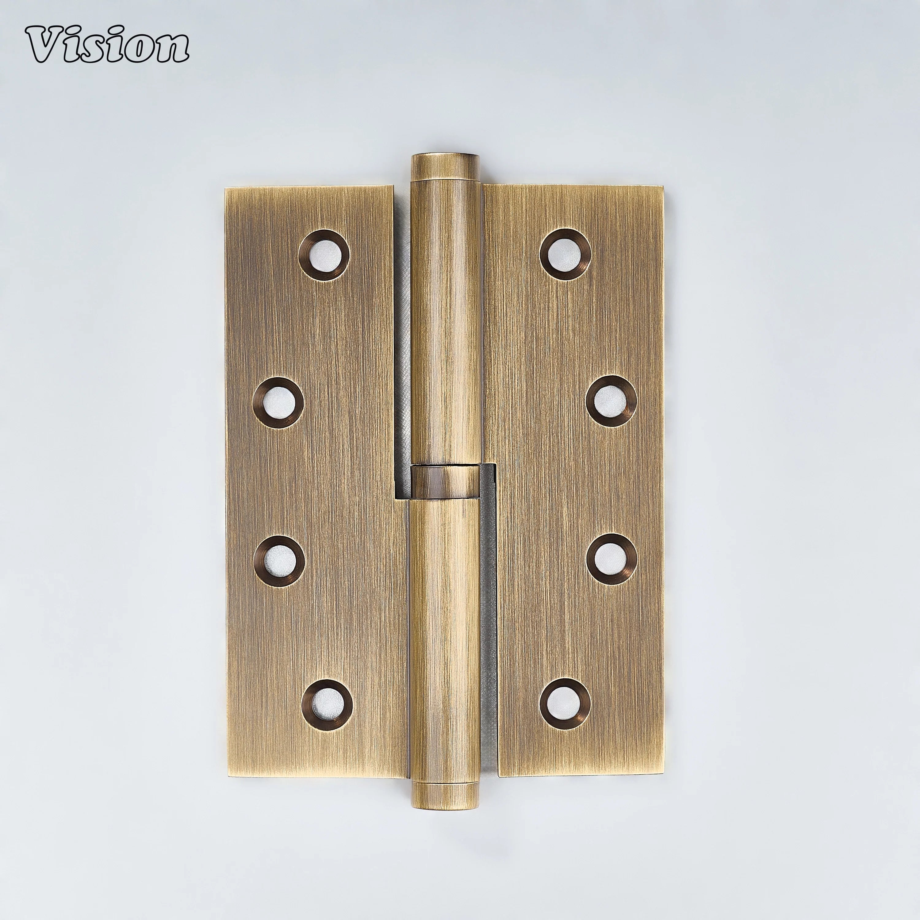 Antique Bronze flat rectangular lift-off hinge for furniture and cabinet doors