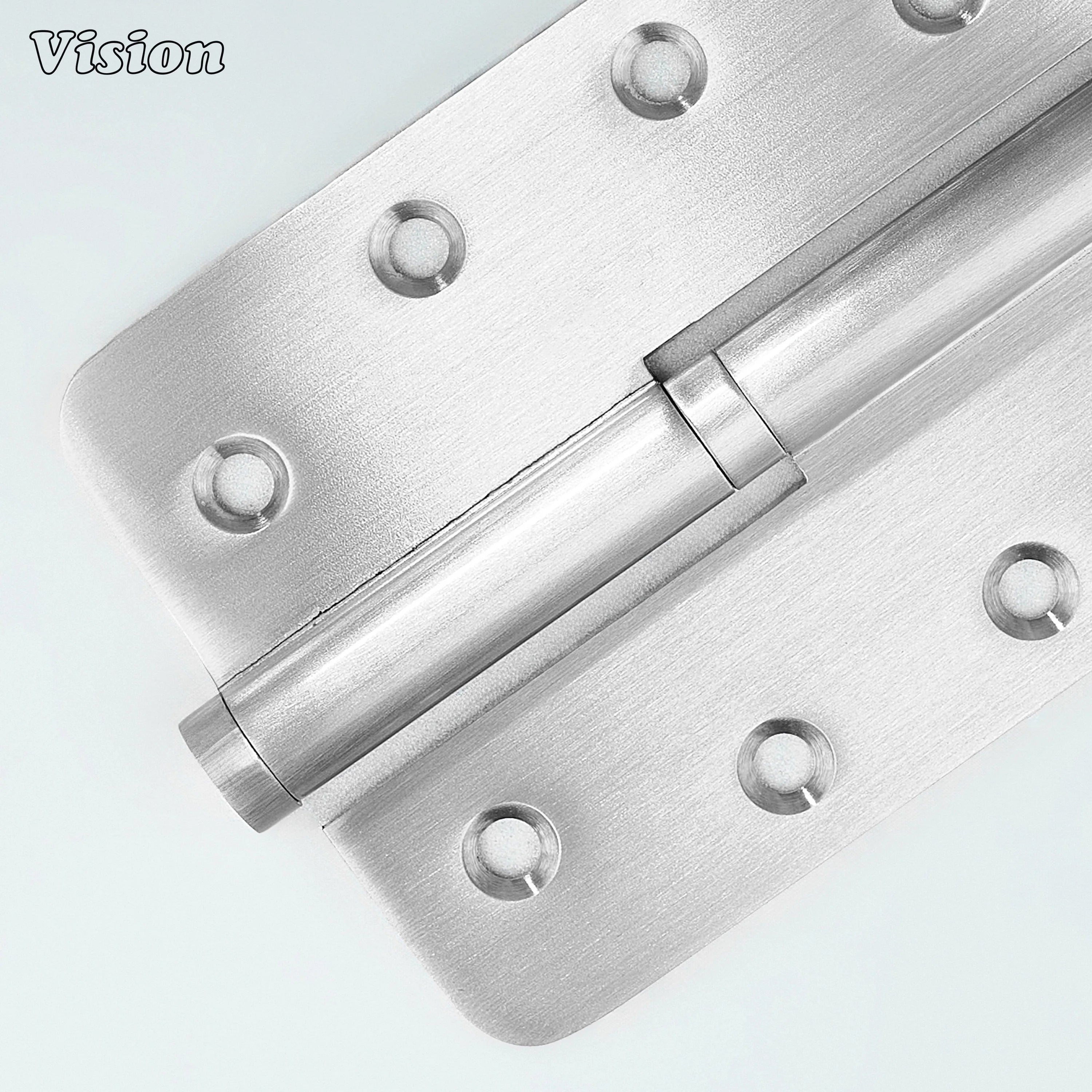 Silver detachable brass door hinge for cabinets, wardrobes, and furniture