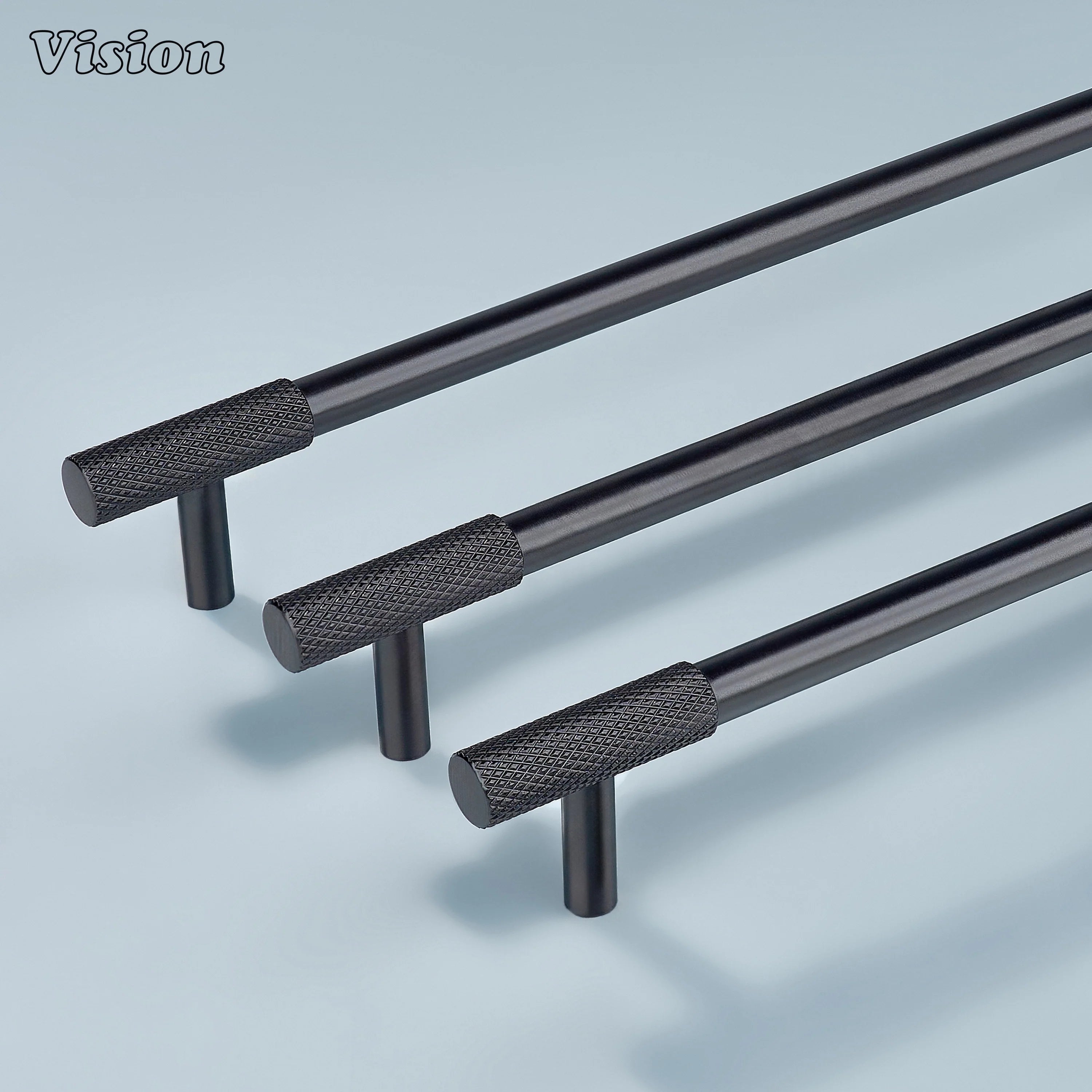 Oil Rubbed Bronze textured knurled pull handle