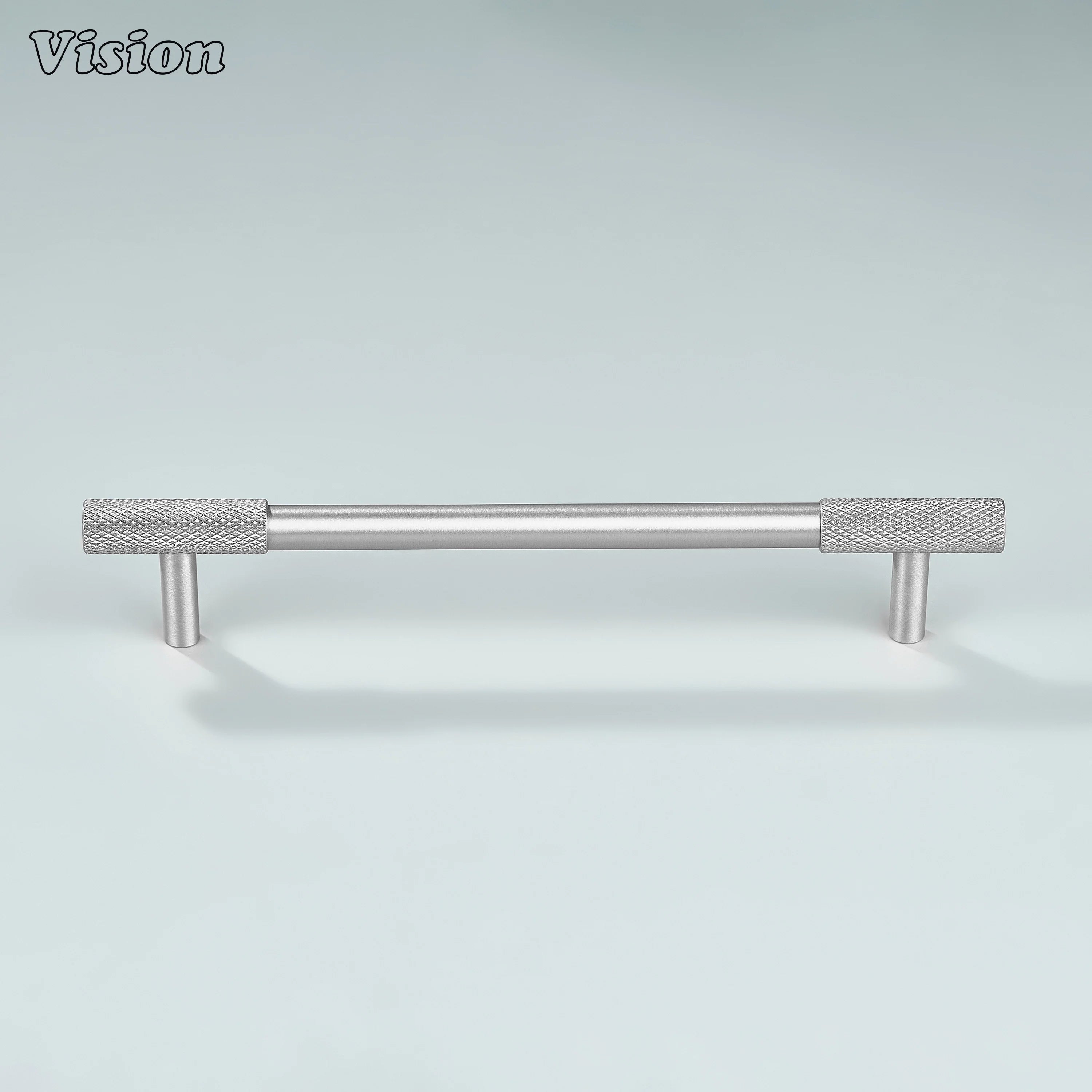 Silver Arion handle with fine textured grip