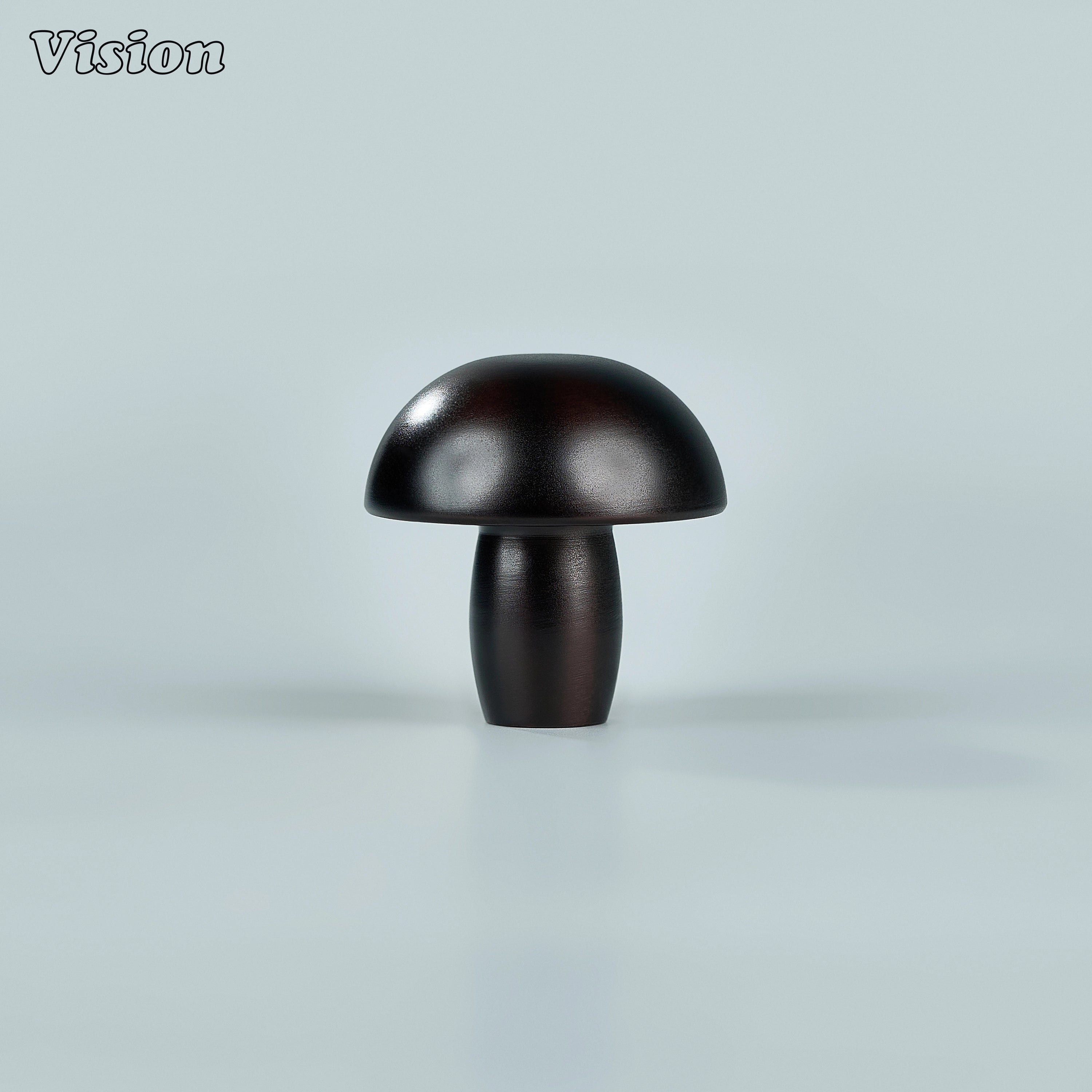 Oil Rubbed Bronze solid brass mushroom cabinet knob with smooth dome profile for kitchen cabinets and drawers
