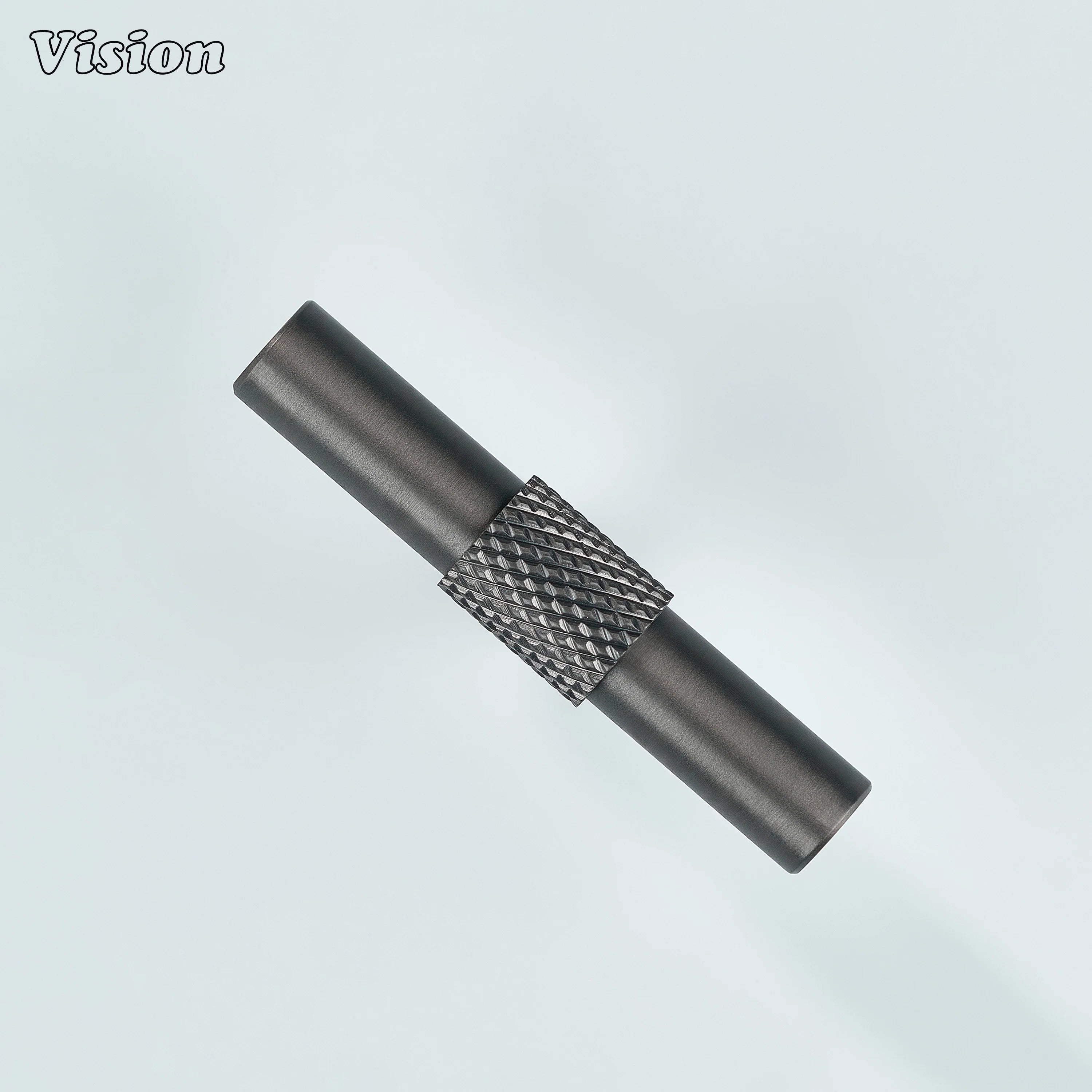 Modern gunmetal brass T-Knob providing elegant grip for drawers.