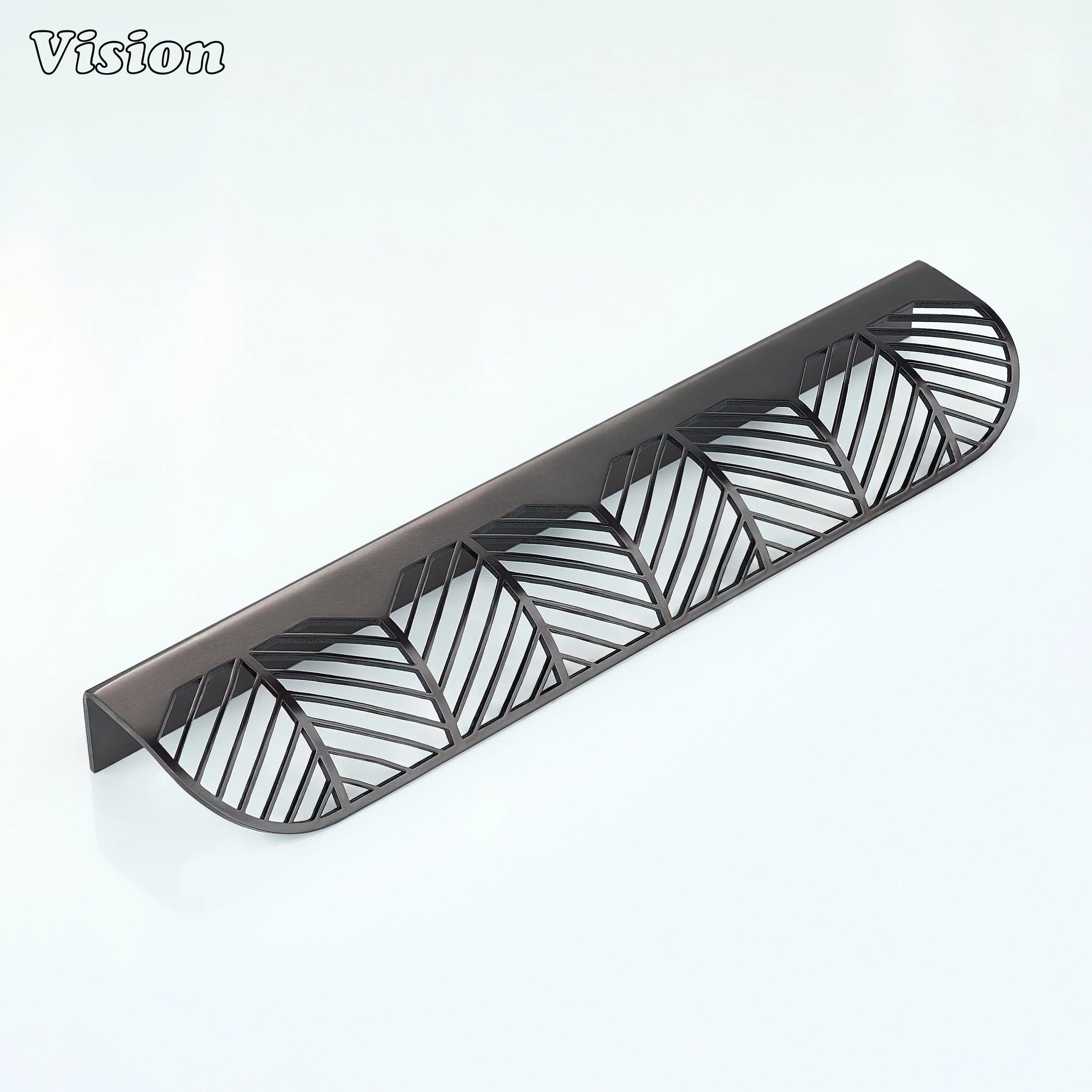 Cabinet handle with plain profile in Oil Rubbed Bronze for furniture drawers