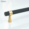 Black and Gold product finish swatch