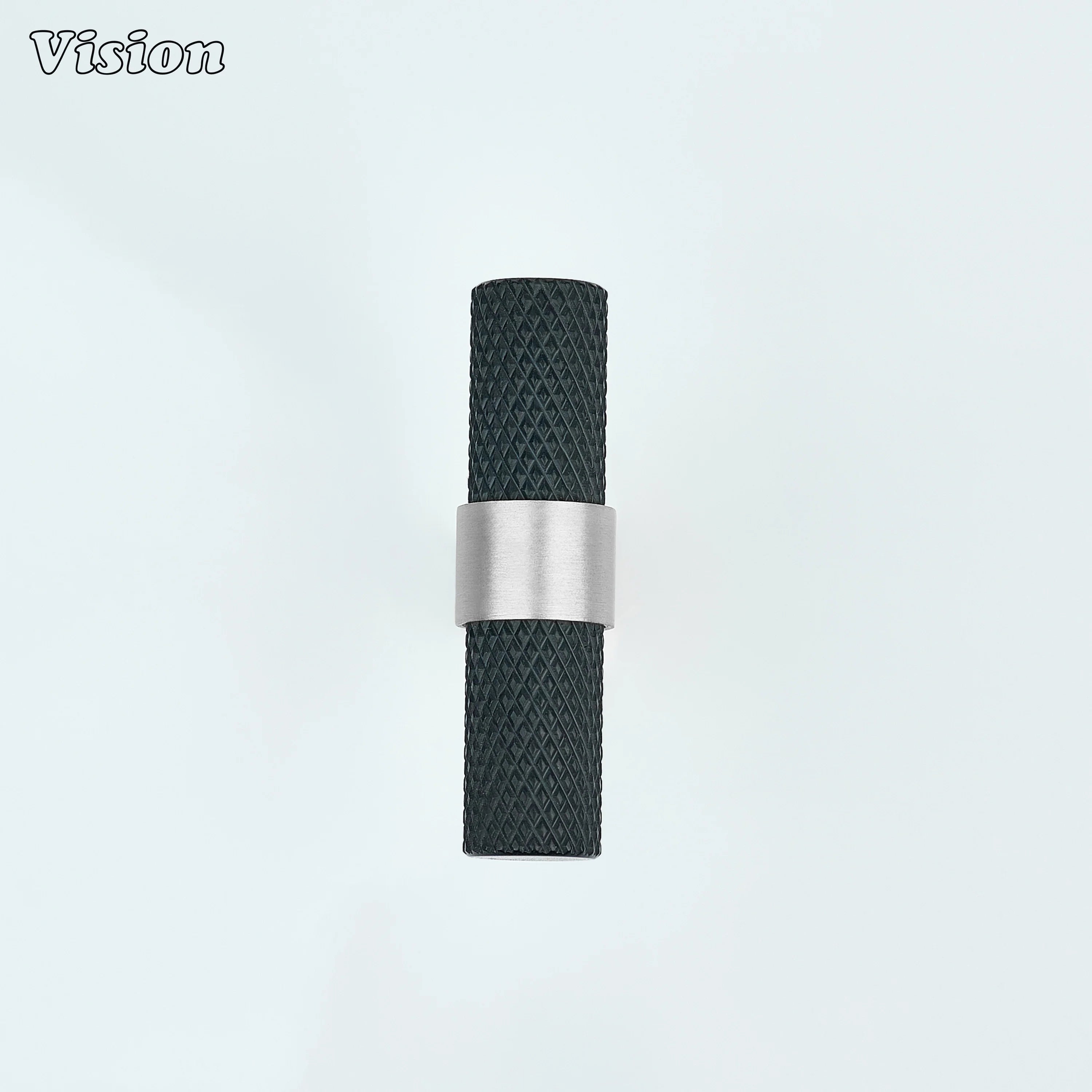 Premium Black and Silver cabinet T-knob designed for kitchen cabinets
