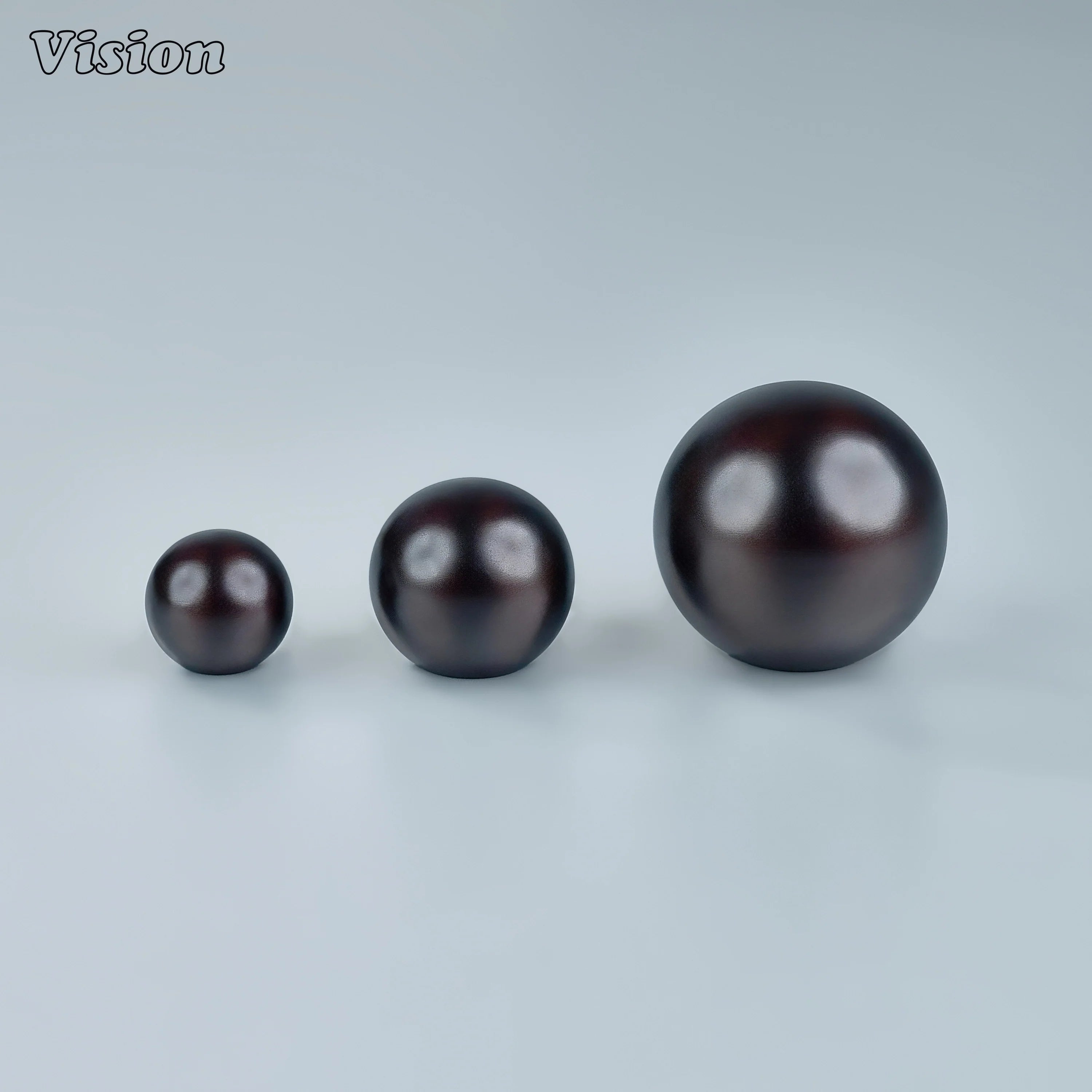Oil Rubbed Bronze solid brass round cabinet knob with smooth ball design for wardrobes