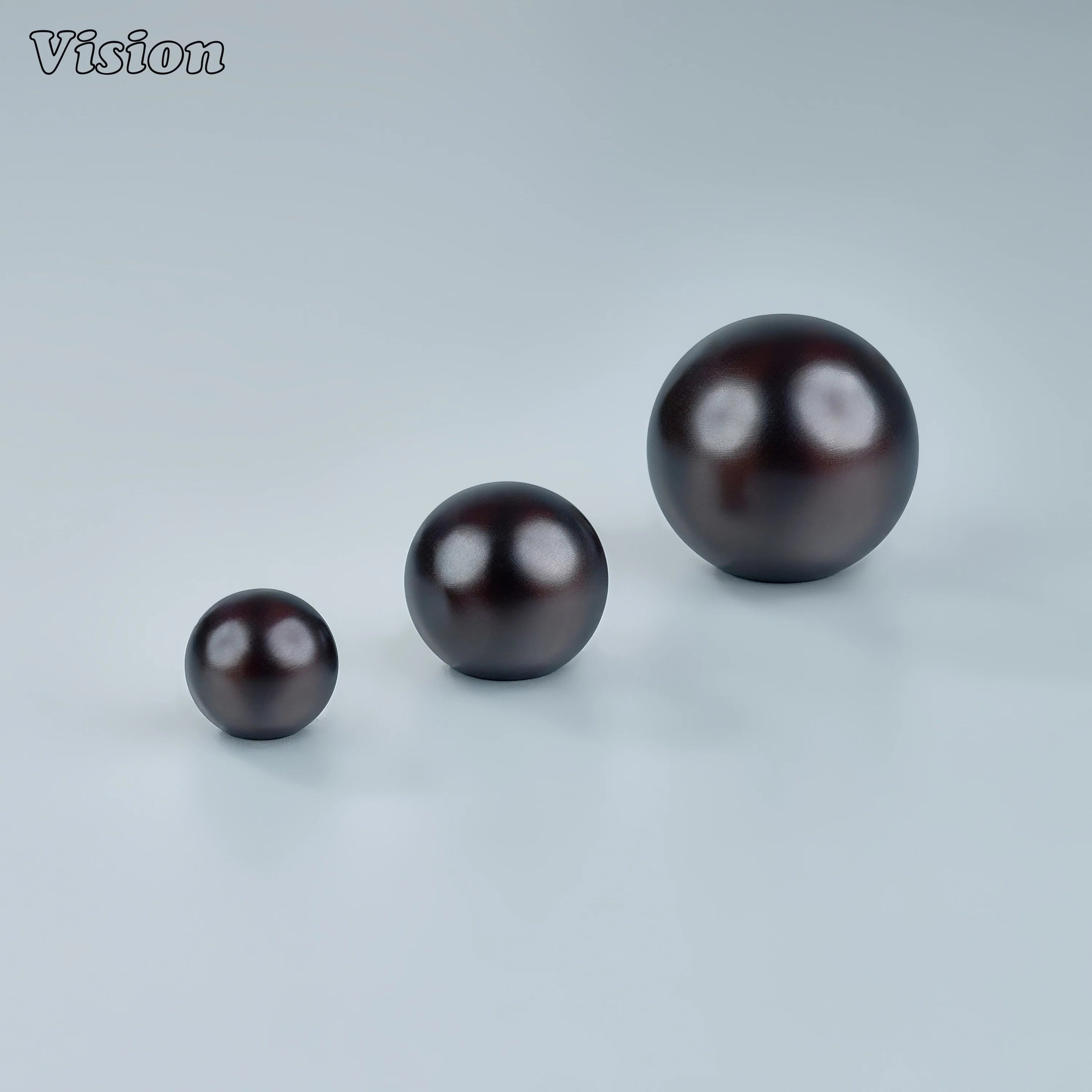 Oil Rubbed Bronze solid brass ball knob with satin texture for kitchen cabinet use