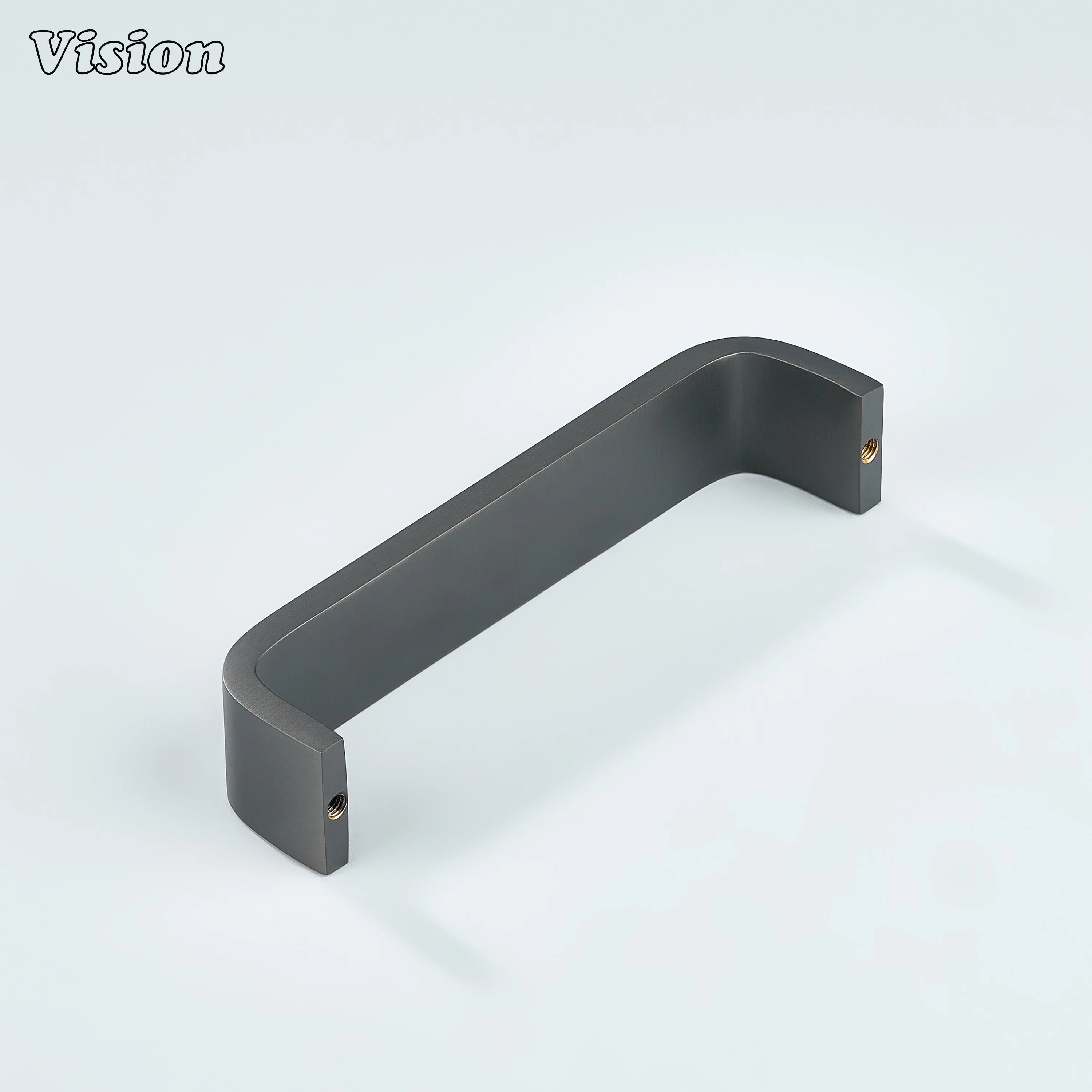 Plain profile Gunmetal cabinet handle for wardrobe drawers