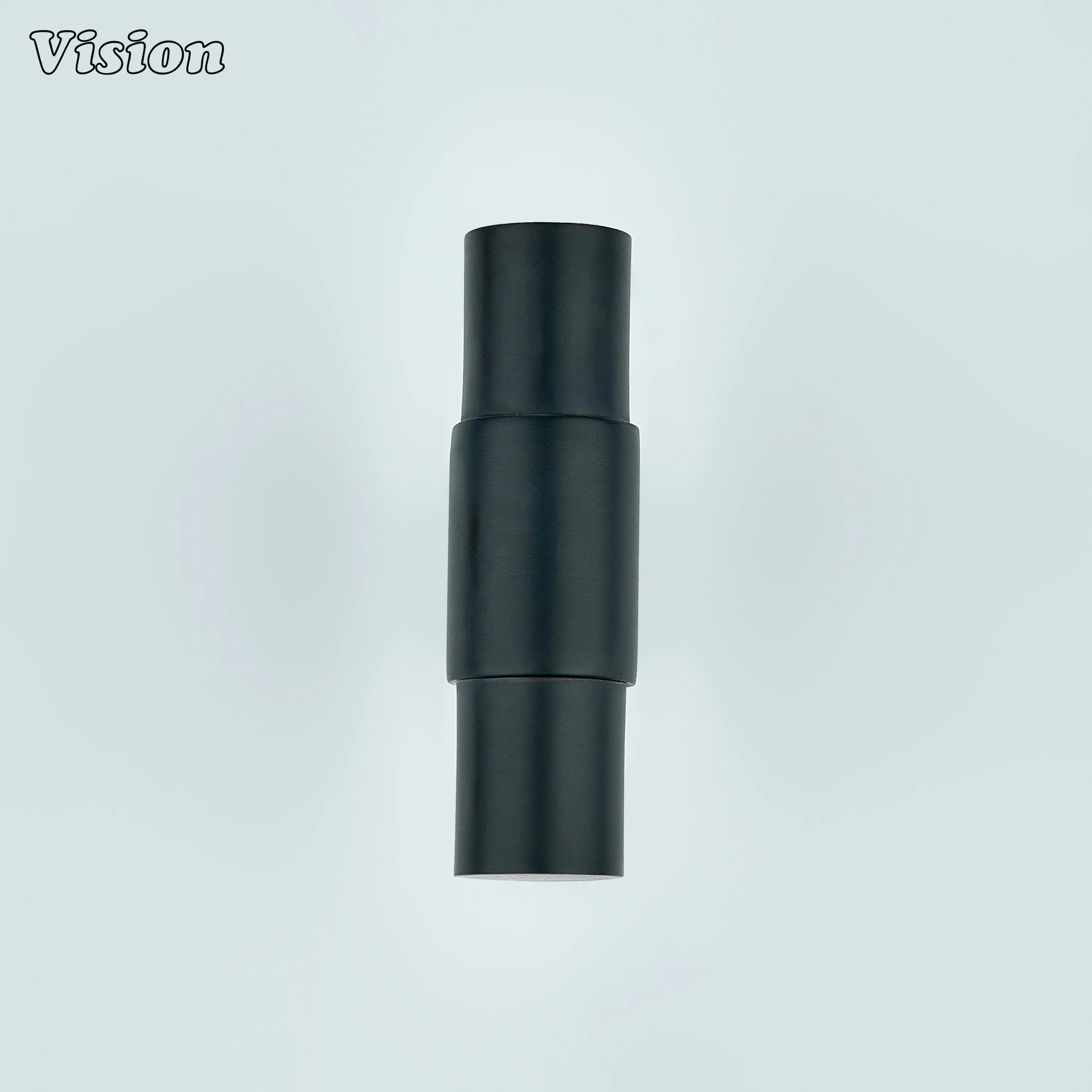 Black cabinet t-knob with clean round profile for modern drawers