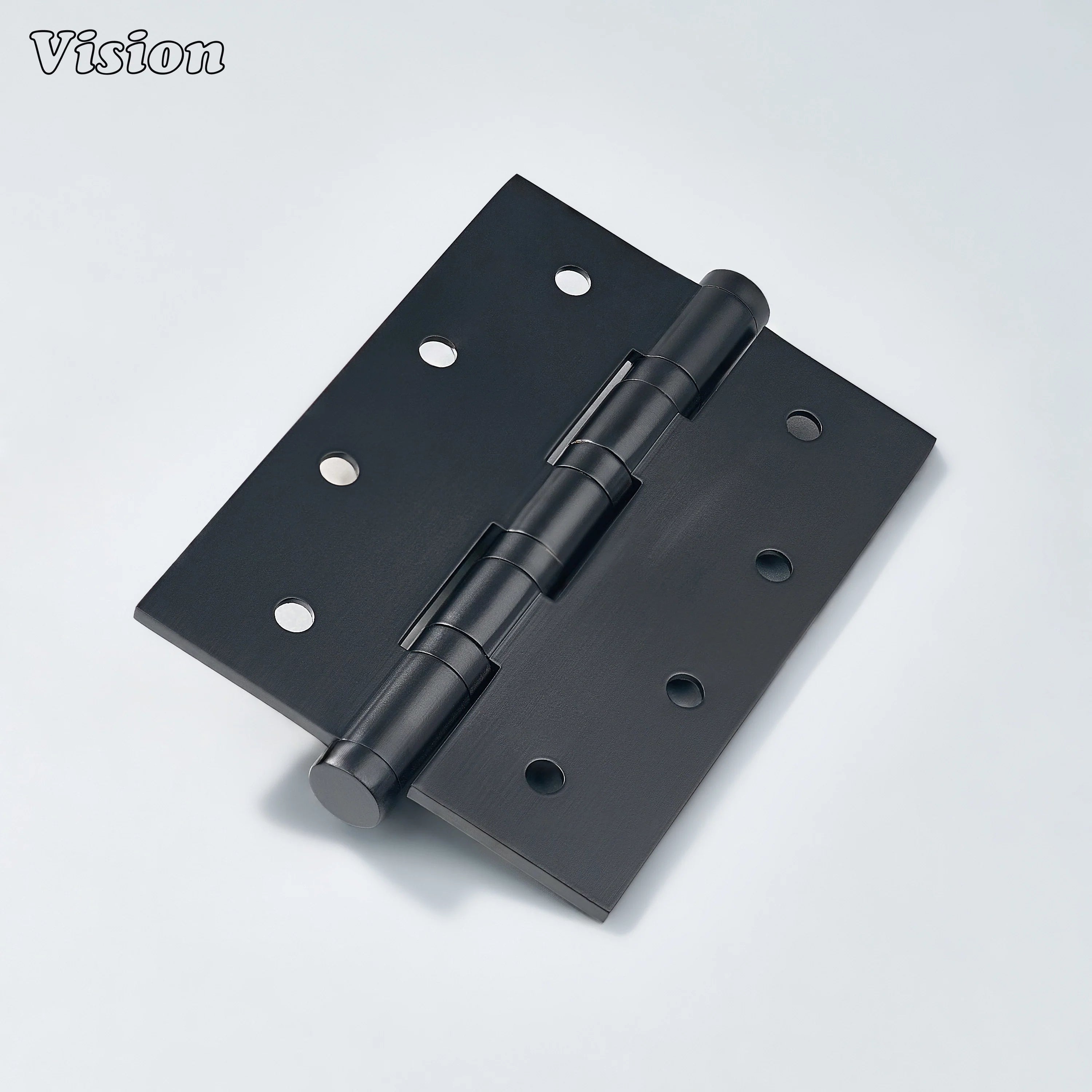 Black solid brass door hinge with smooth bearing movement for door hardware