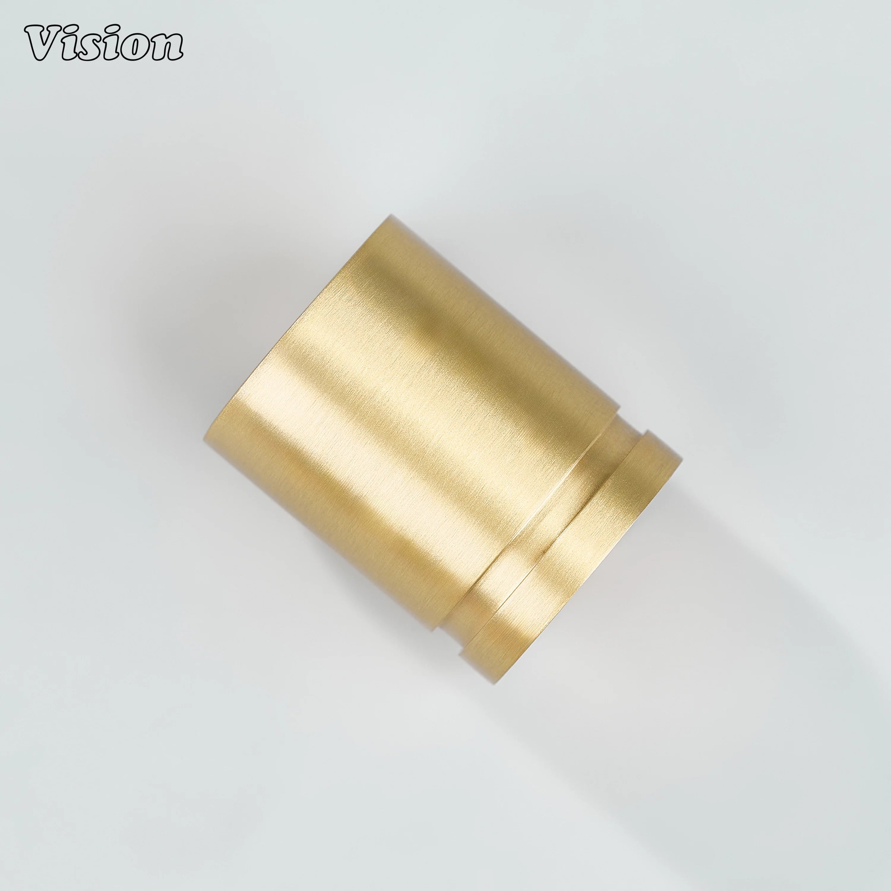 Gold modern plain round cabinet knob for furniture and drawer fronts