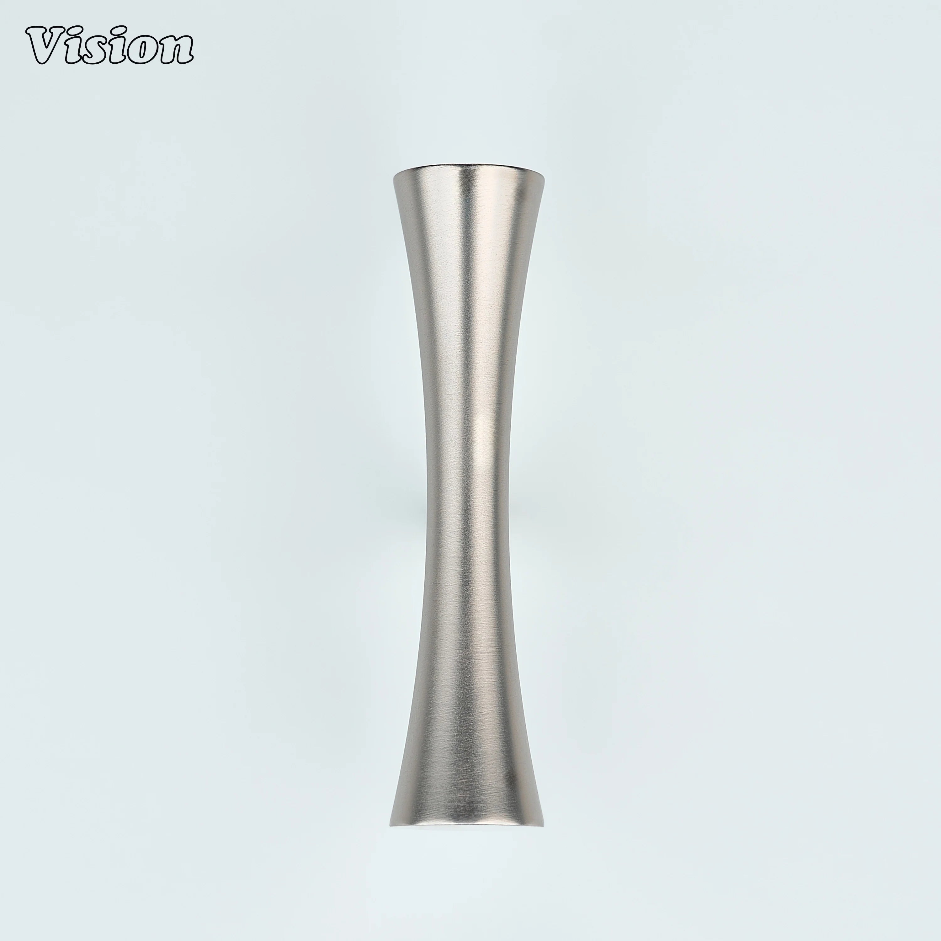 Silver t-knob smooth hourglass design for wardrobes
