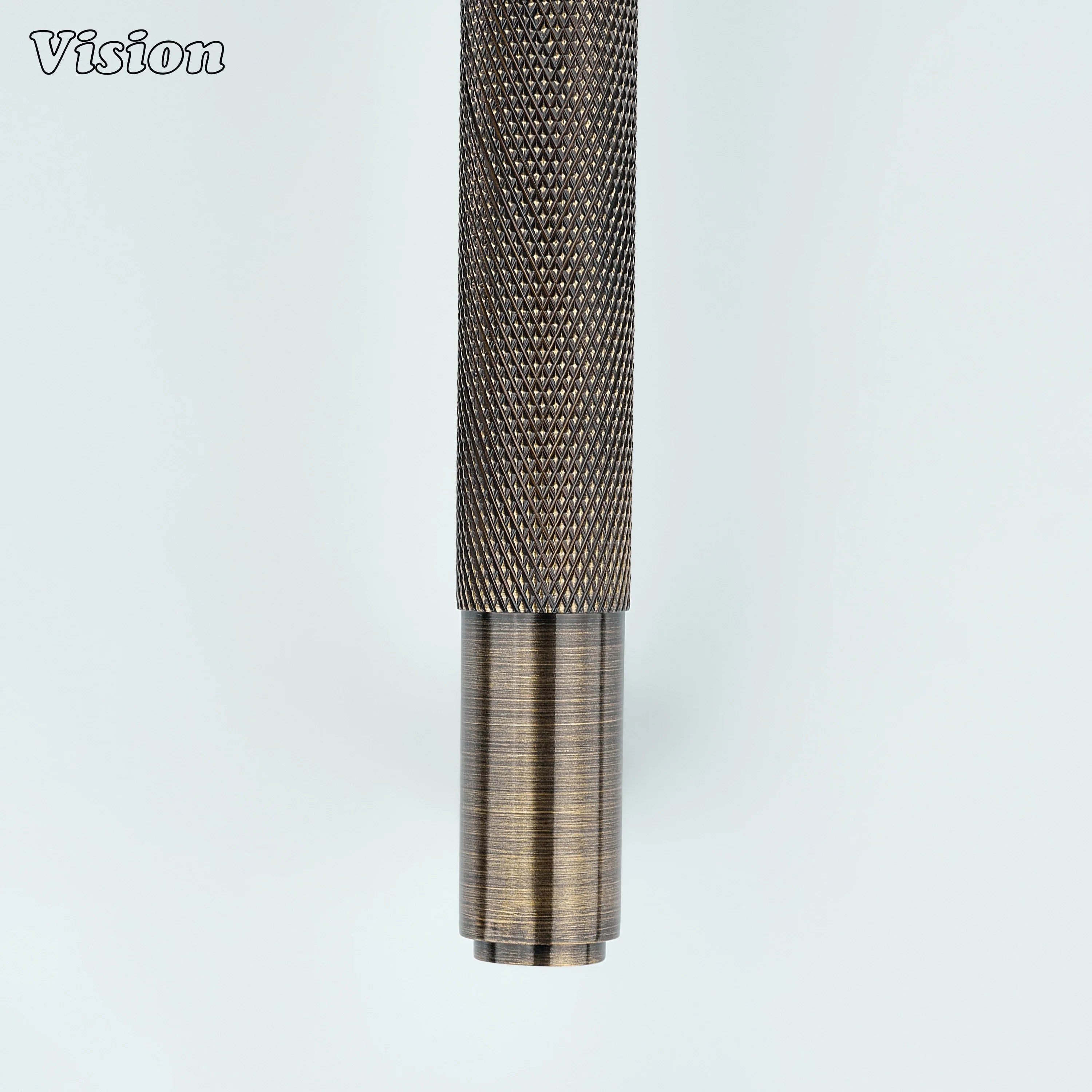 Antique Bronze knurled bar cabinet handle for modern kitchen storage