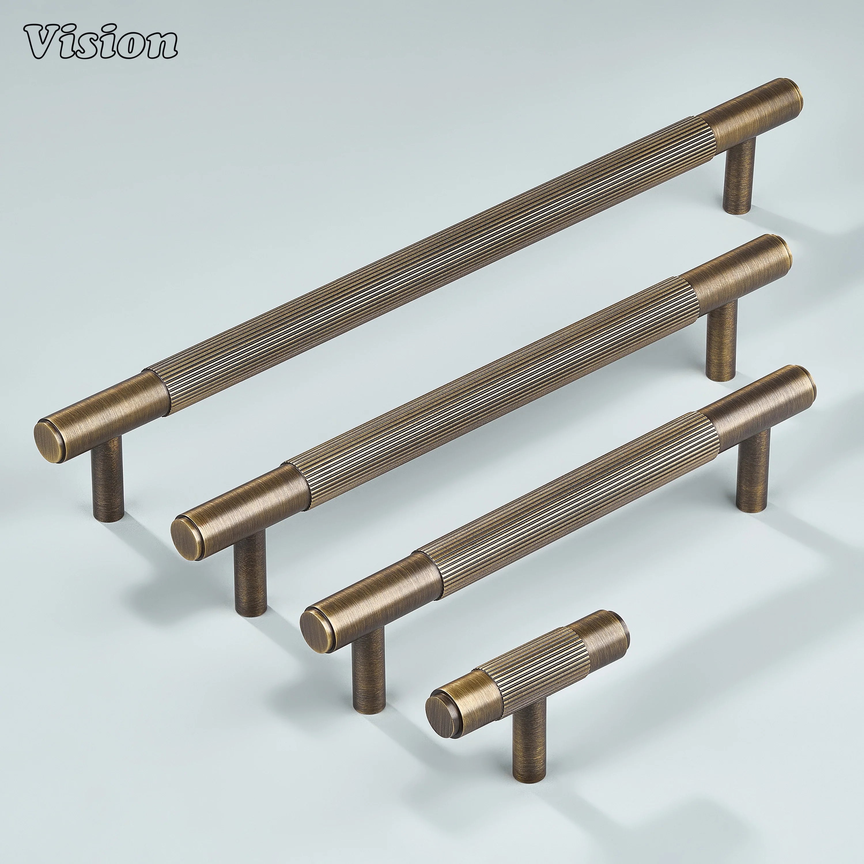 Ignite antique bronze handle for drawers and cupboards.