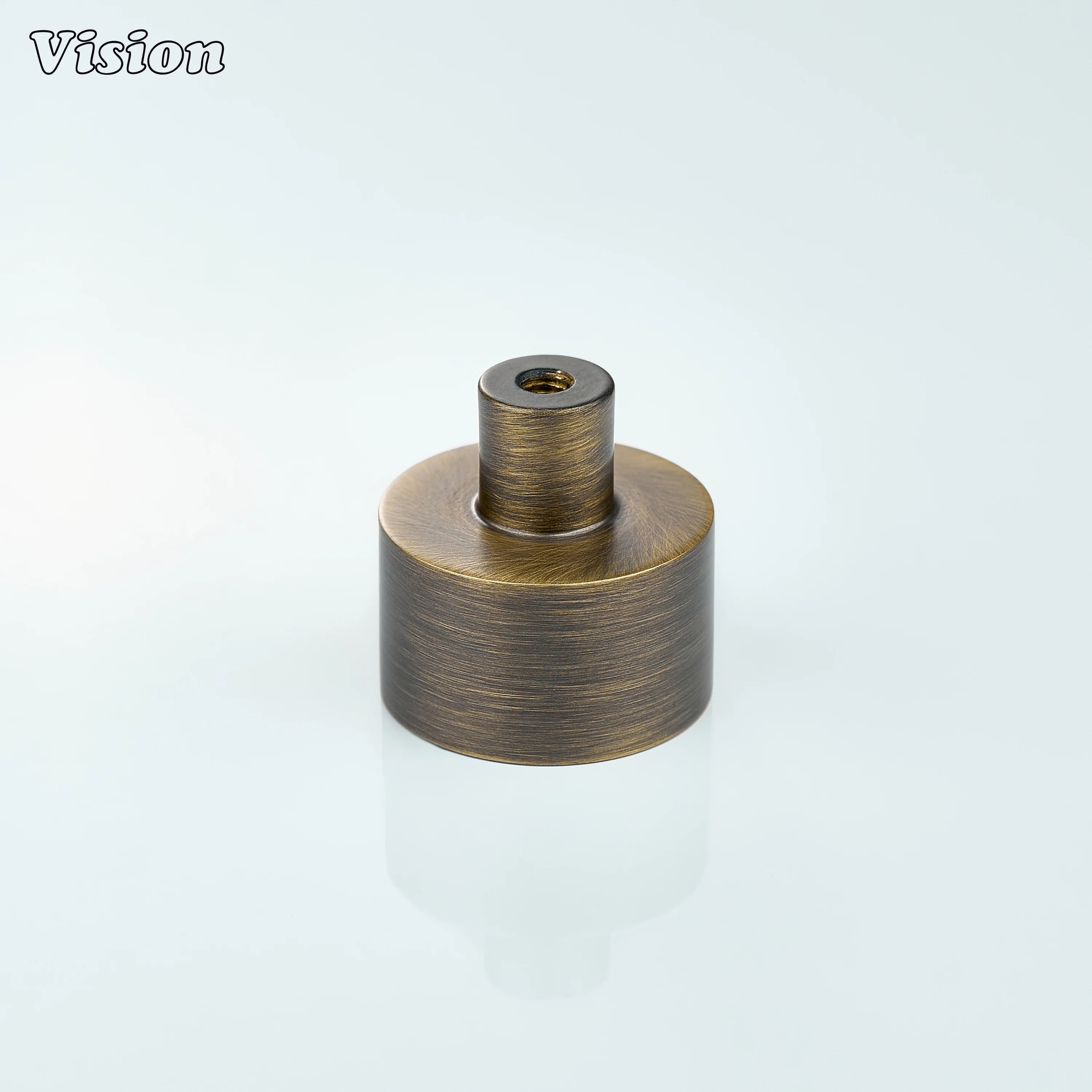 Antique Bronze finished round cabinet knob for traditional cabinets and wardrobes