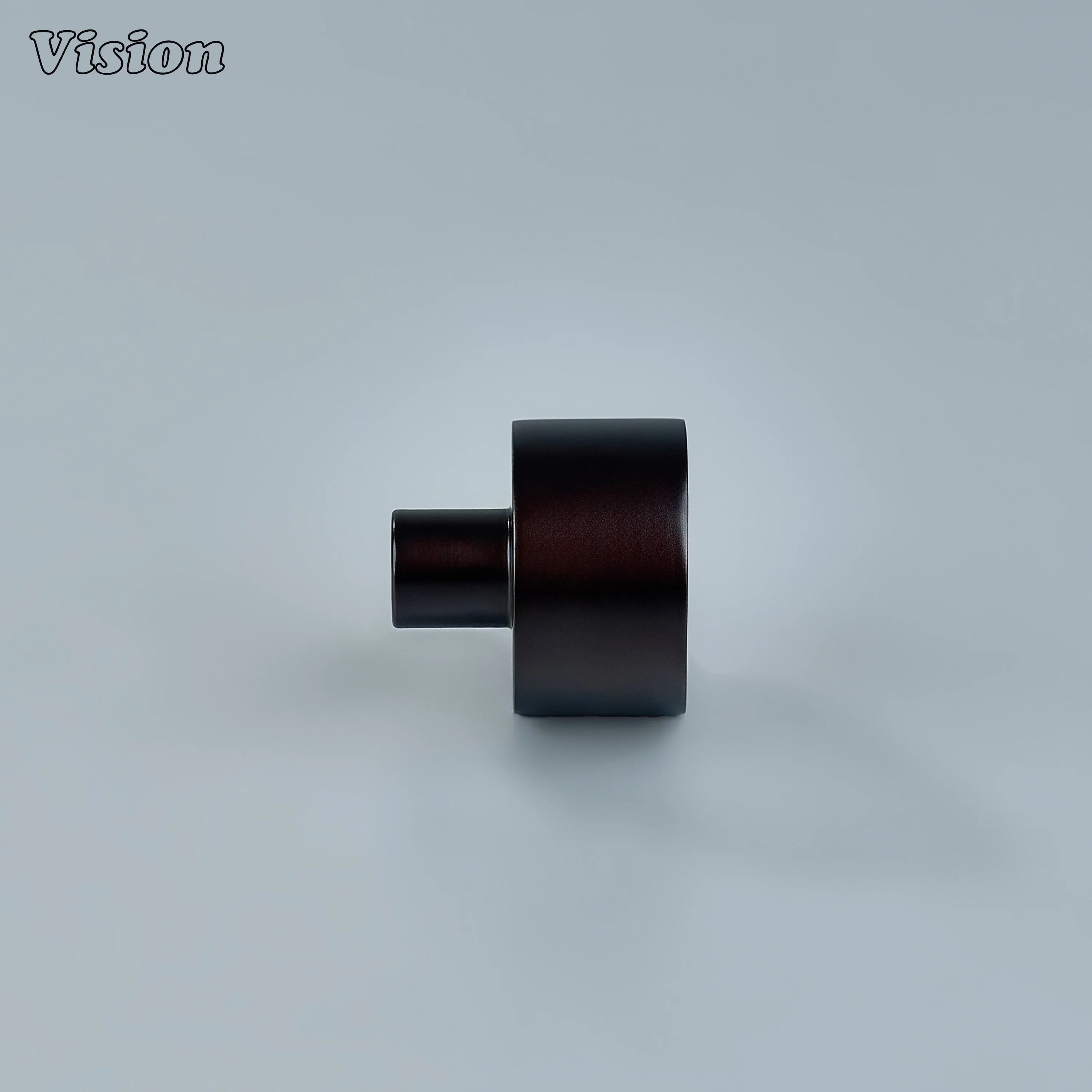 Oil Rubbed Bronze round cabinet knob crafted from solid brass for furniture
