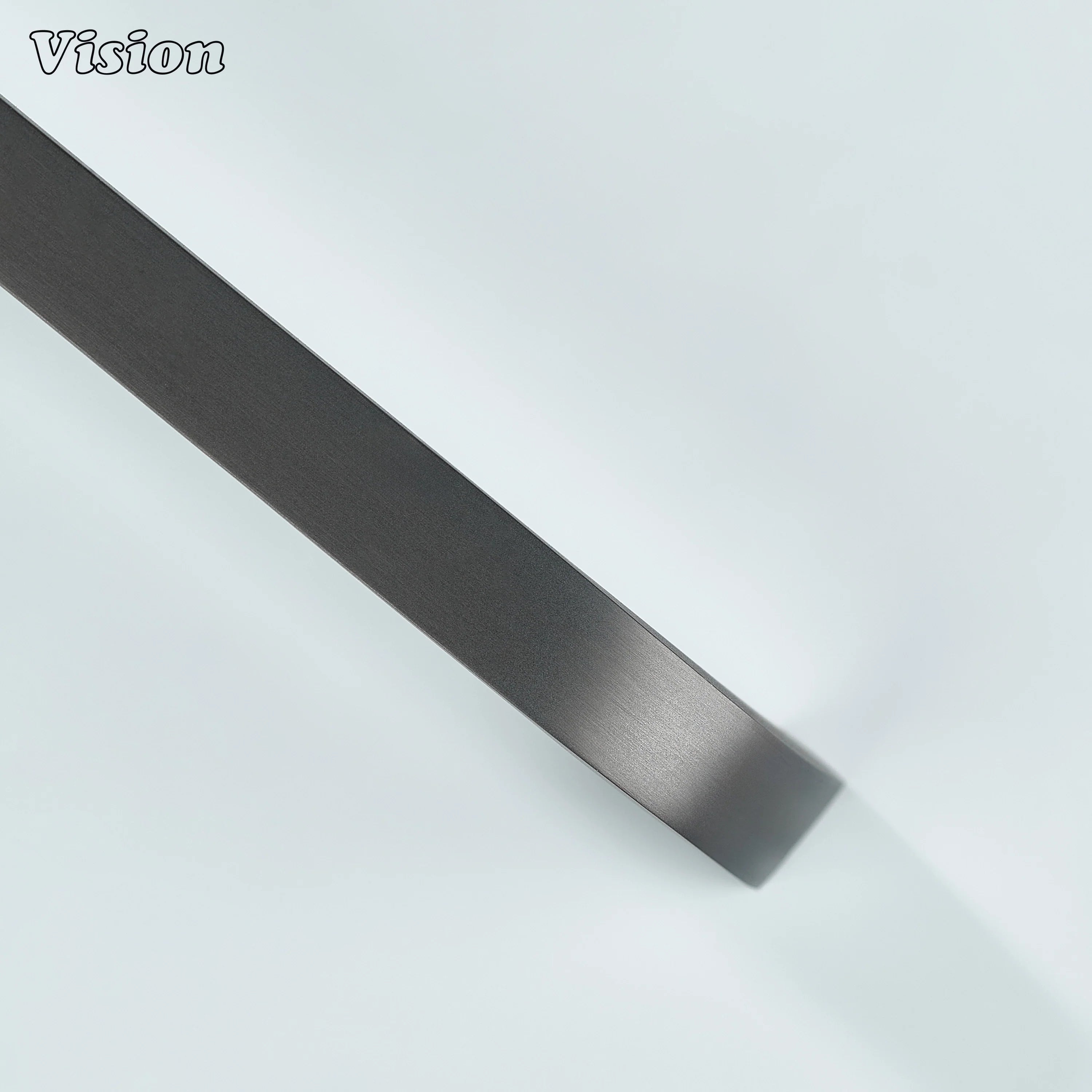Modern gunmetal curved handle offering strength and elegance.