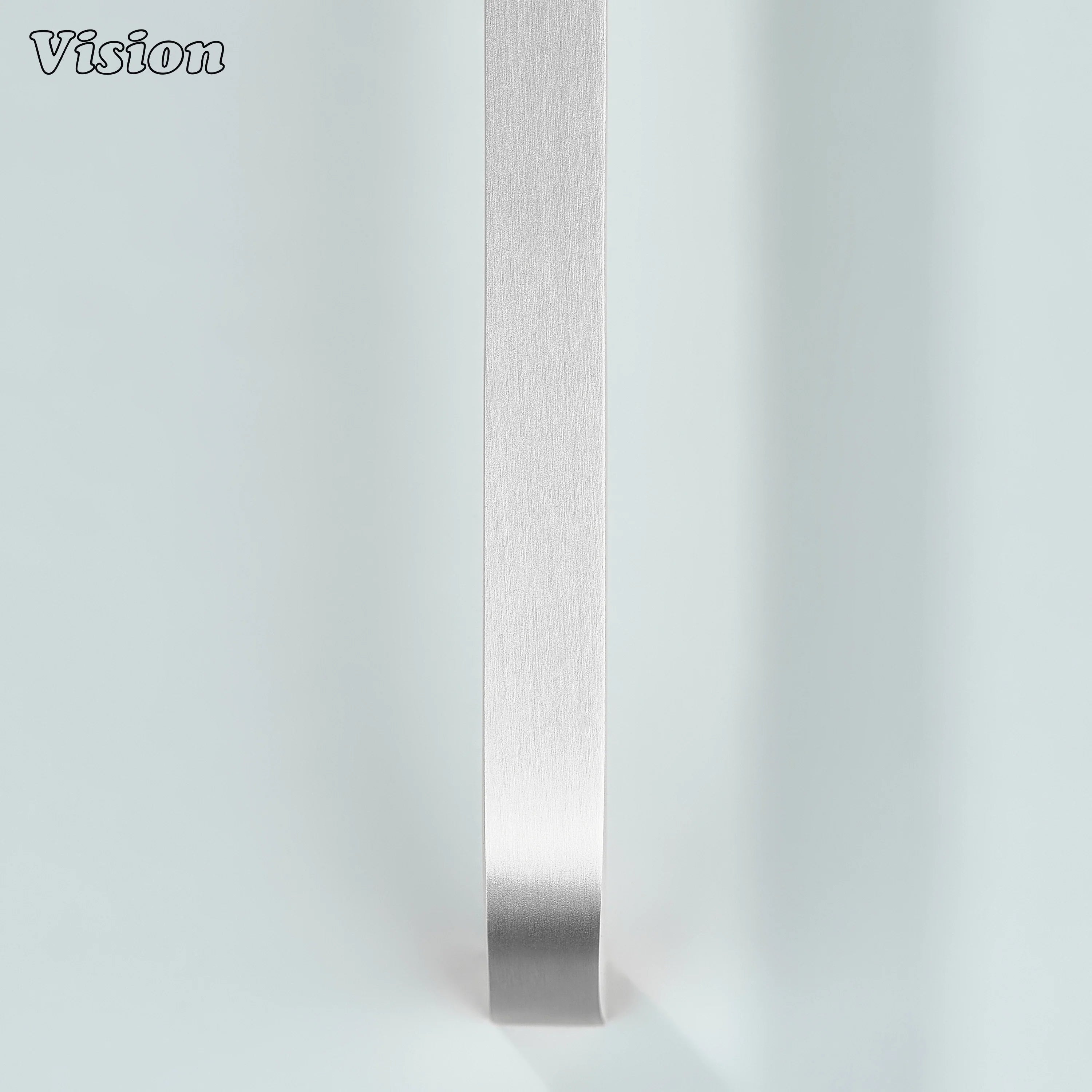 Premium silver cabinet handle with smooth curve design.