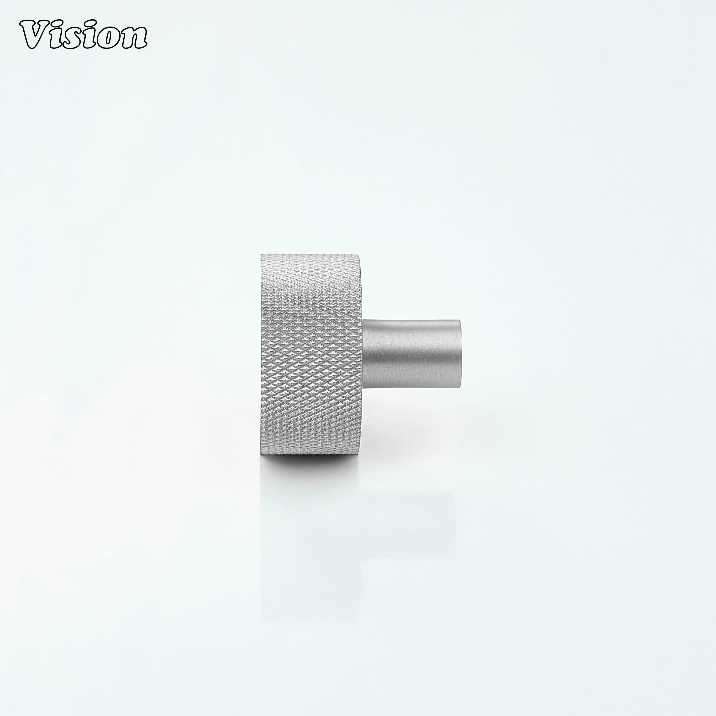 Solid brass Silver cabinet knob for cabinets and wardrobes