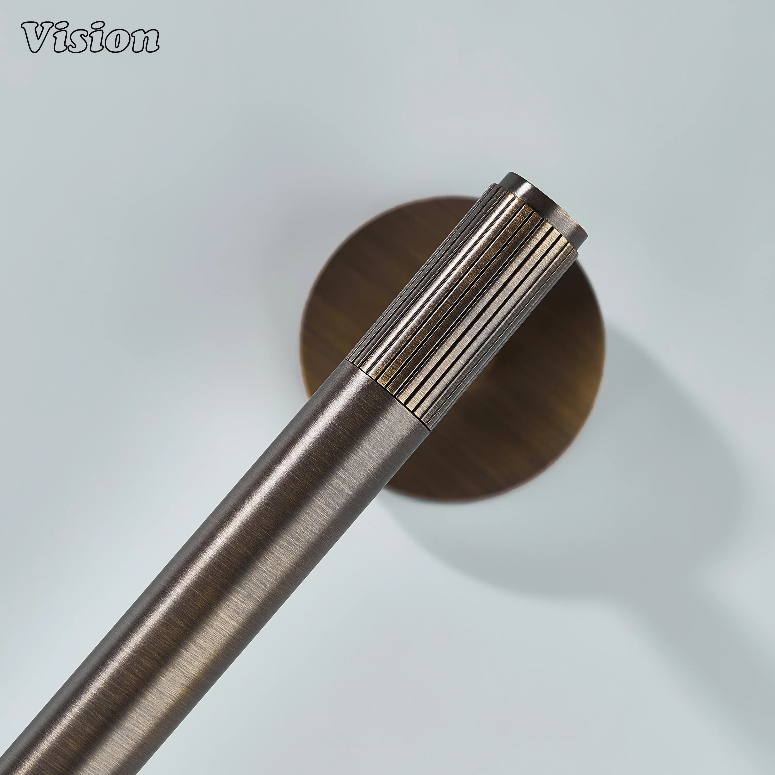 Modern brass toilet paper holder in Antique Bronze for residential bathrooms