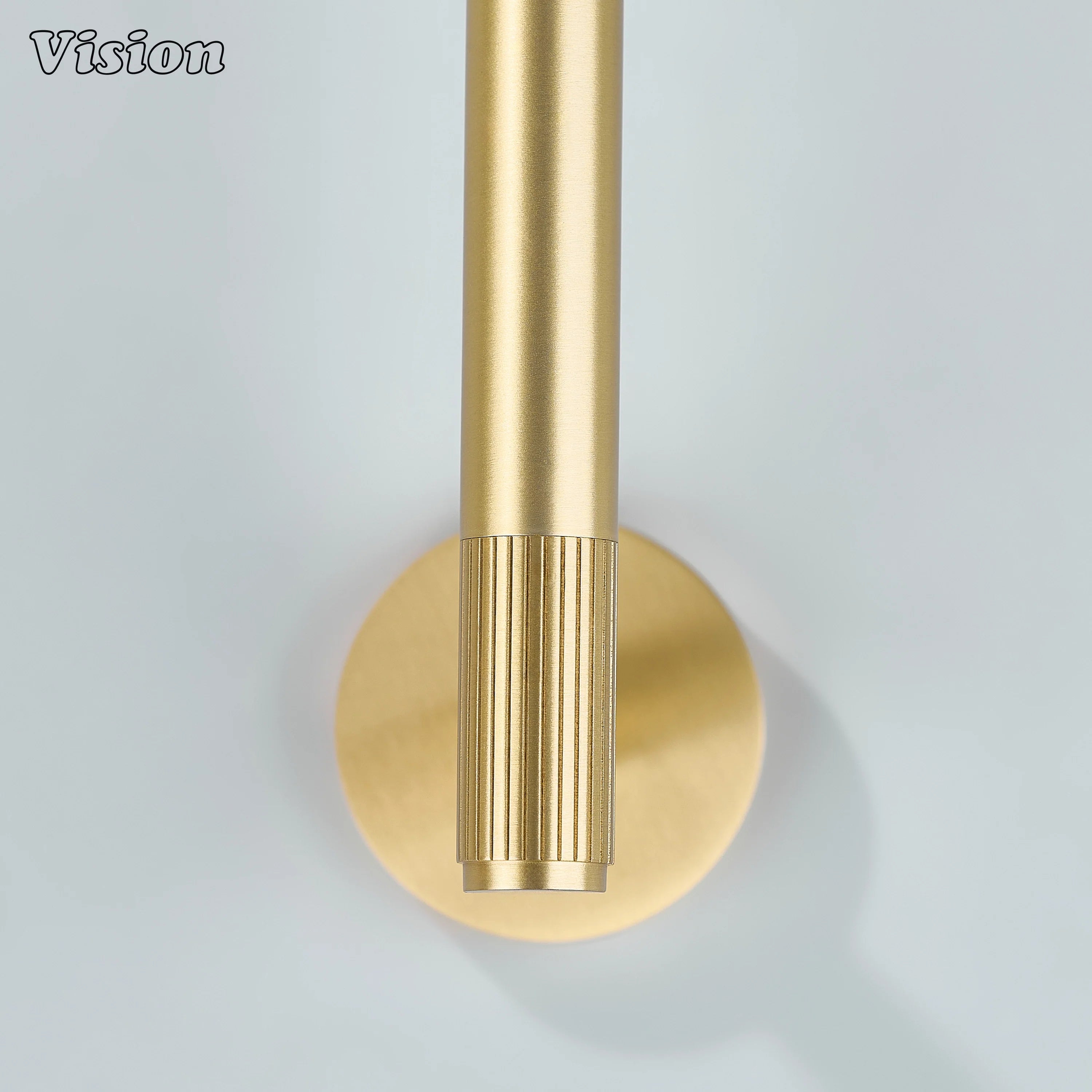 Gold brass toilet paper holder with minimalist bar style for bathroom walls