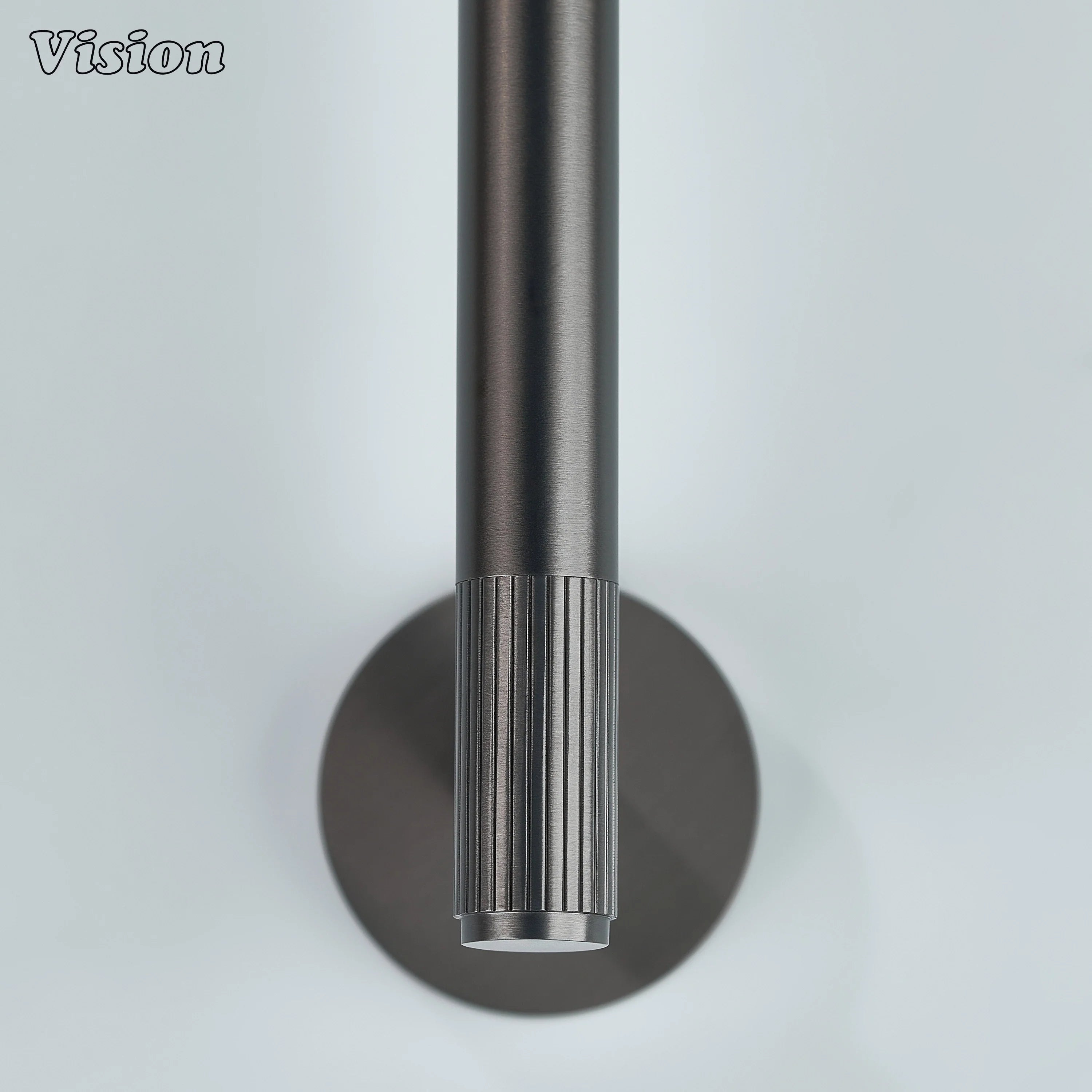Gunmetal brass toilet paper holder for residential bathroom walls