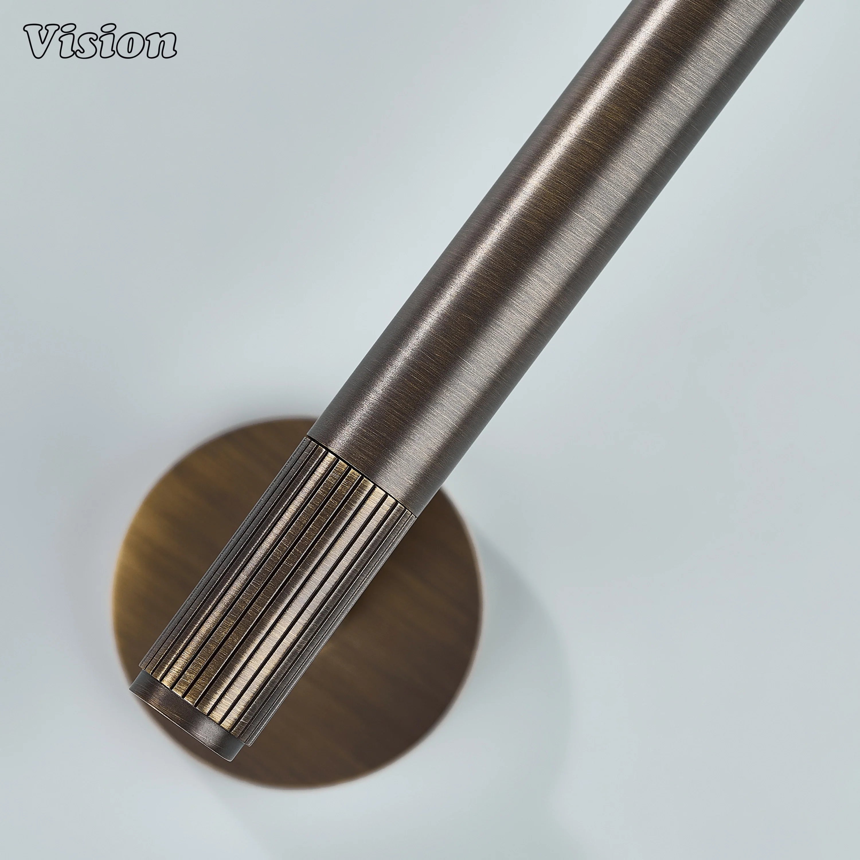 Antique Bronze linear brass towel holder for stylish towel organization in bathrooms