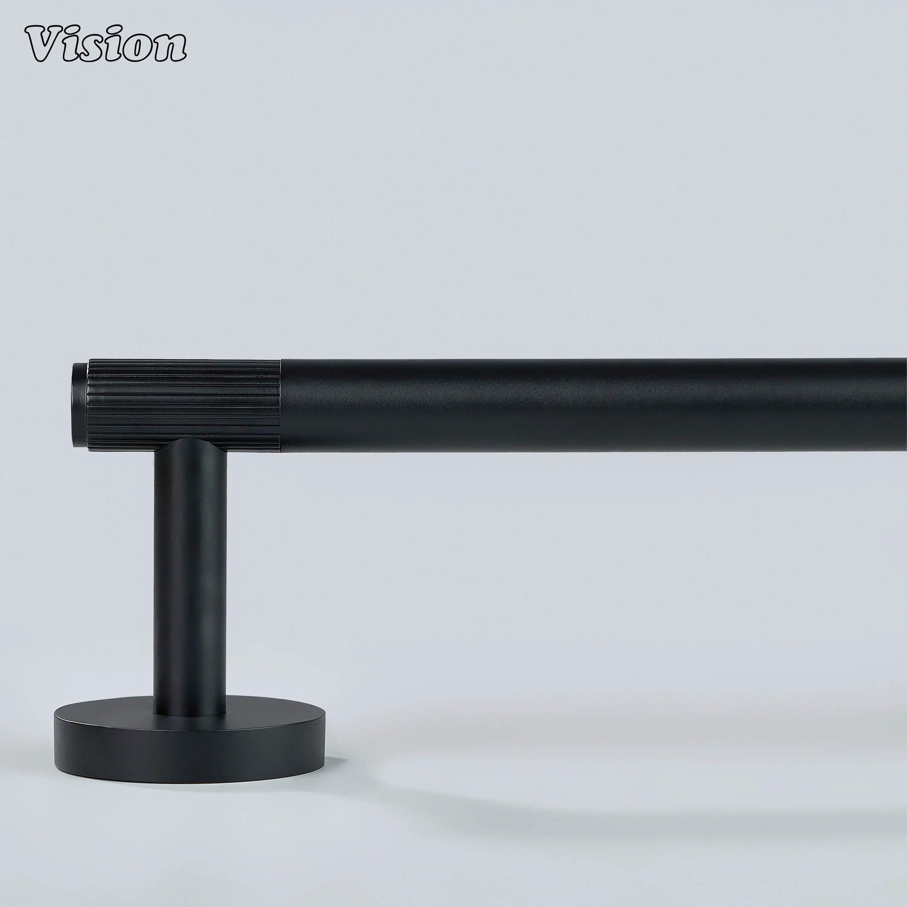 Premium Black brass towel holder for modern towel storage