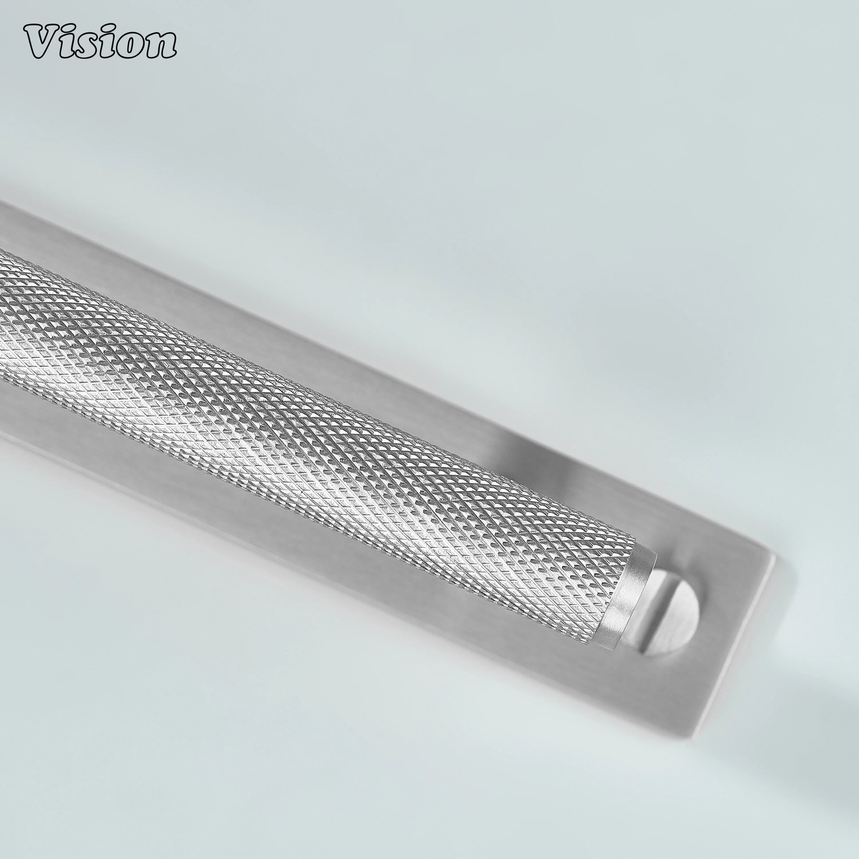 Cabinet handle in Silver finish for wardrobe storage