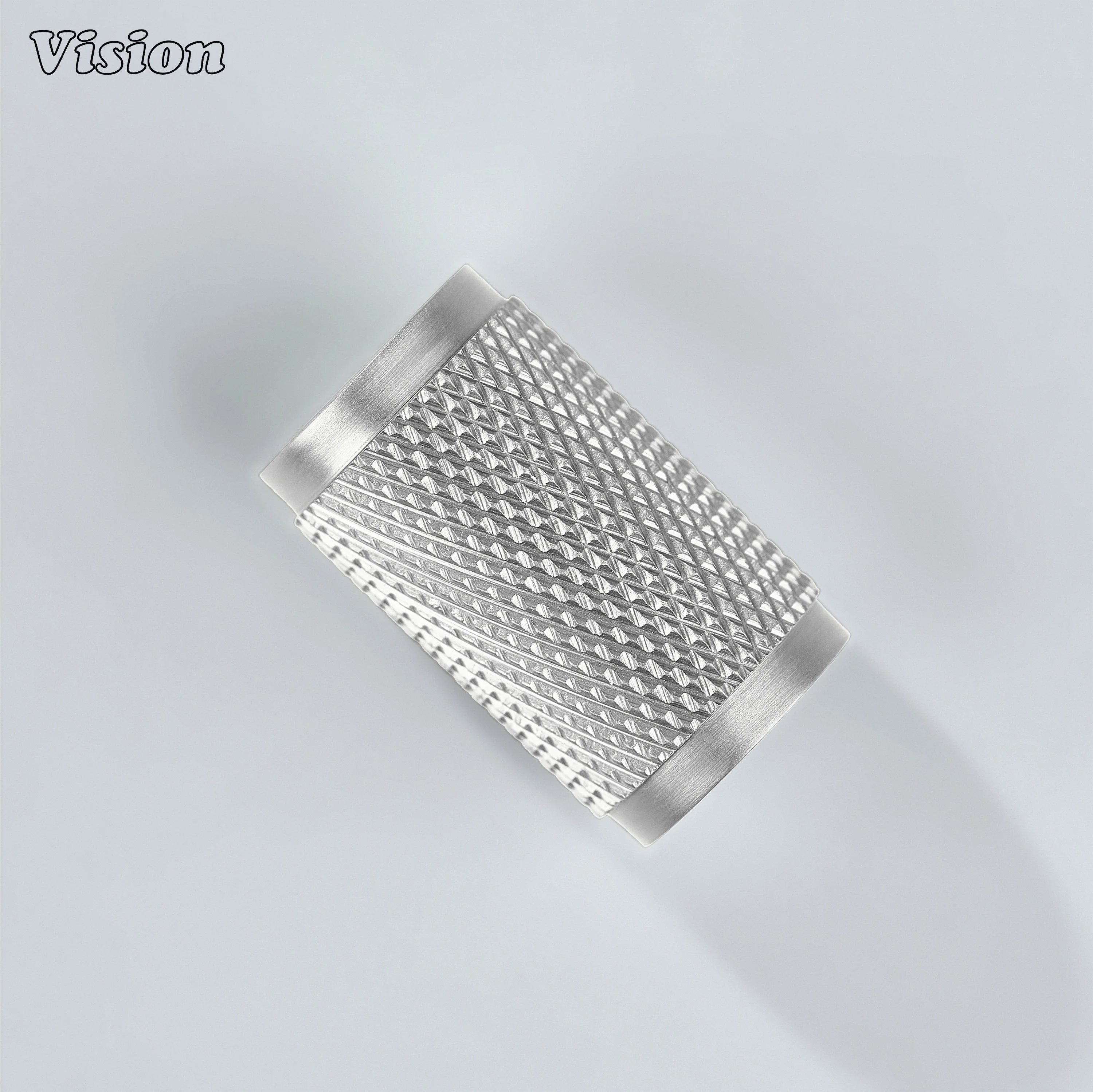 Meridian Silver knob mounted on vanity