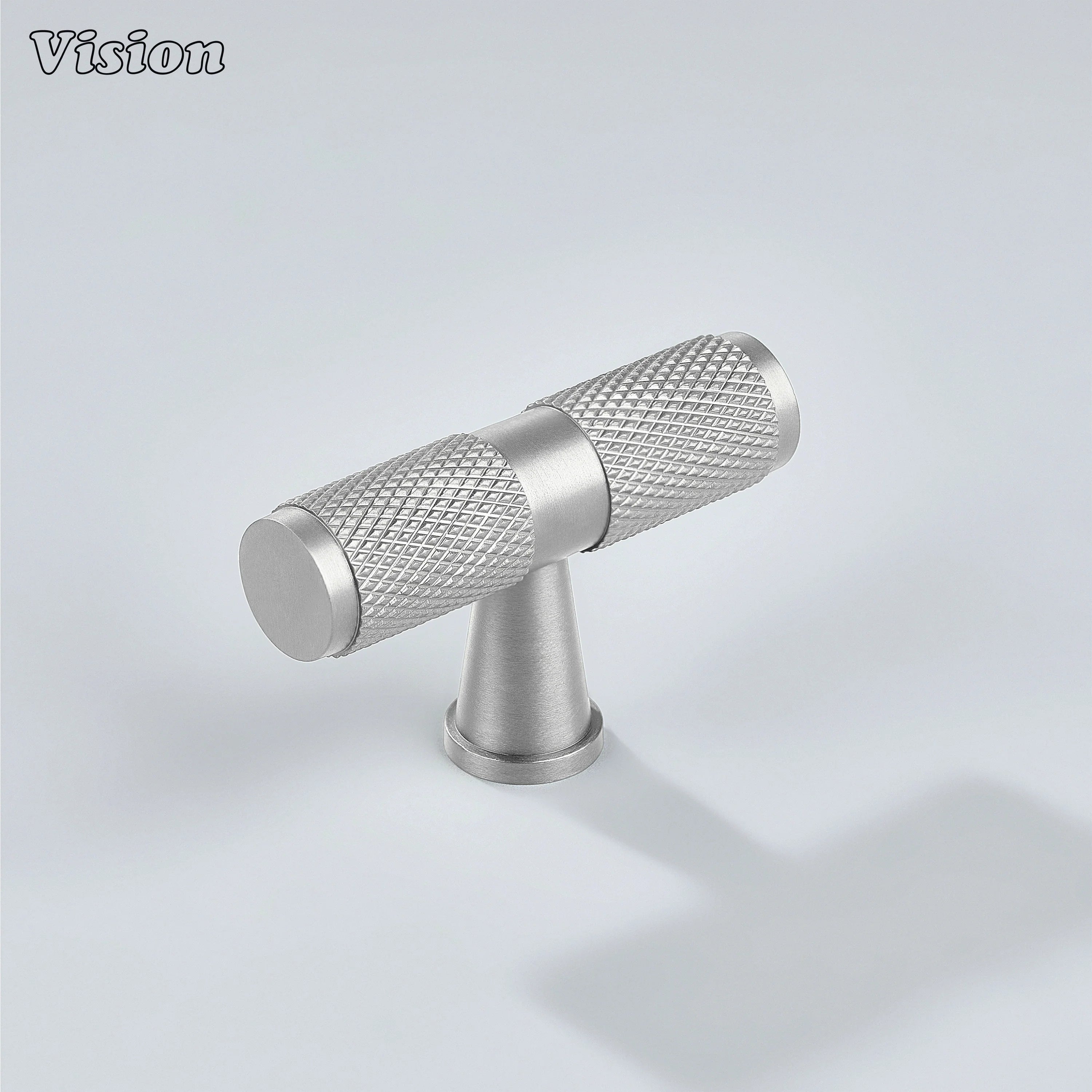 Meridian Knurled T-Knob in Silver