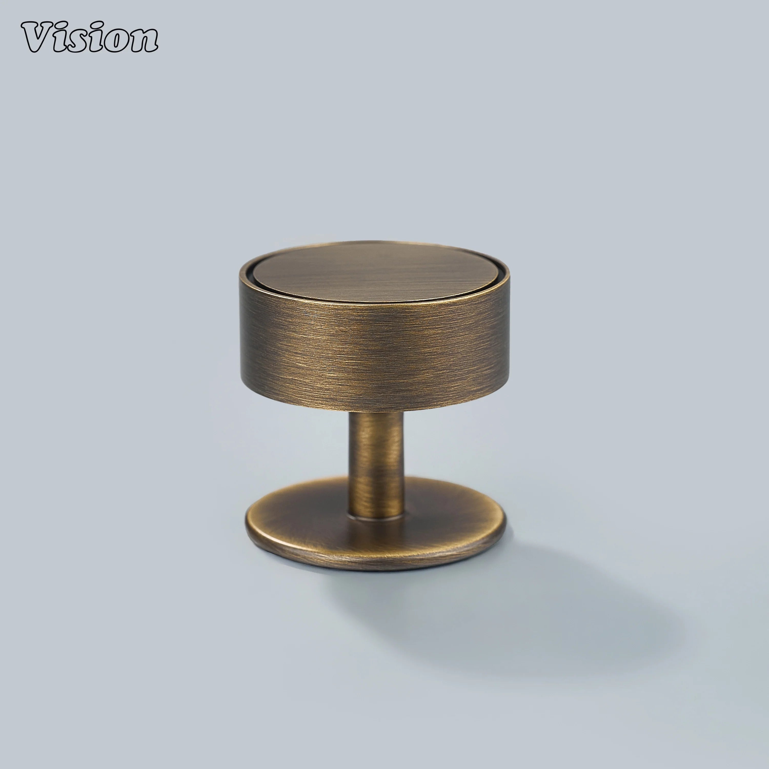 Smooth round Antique Bronze cabinet knob for classic furniture use
