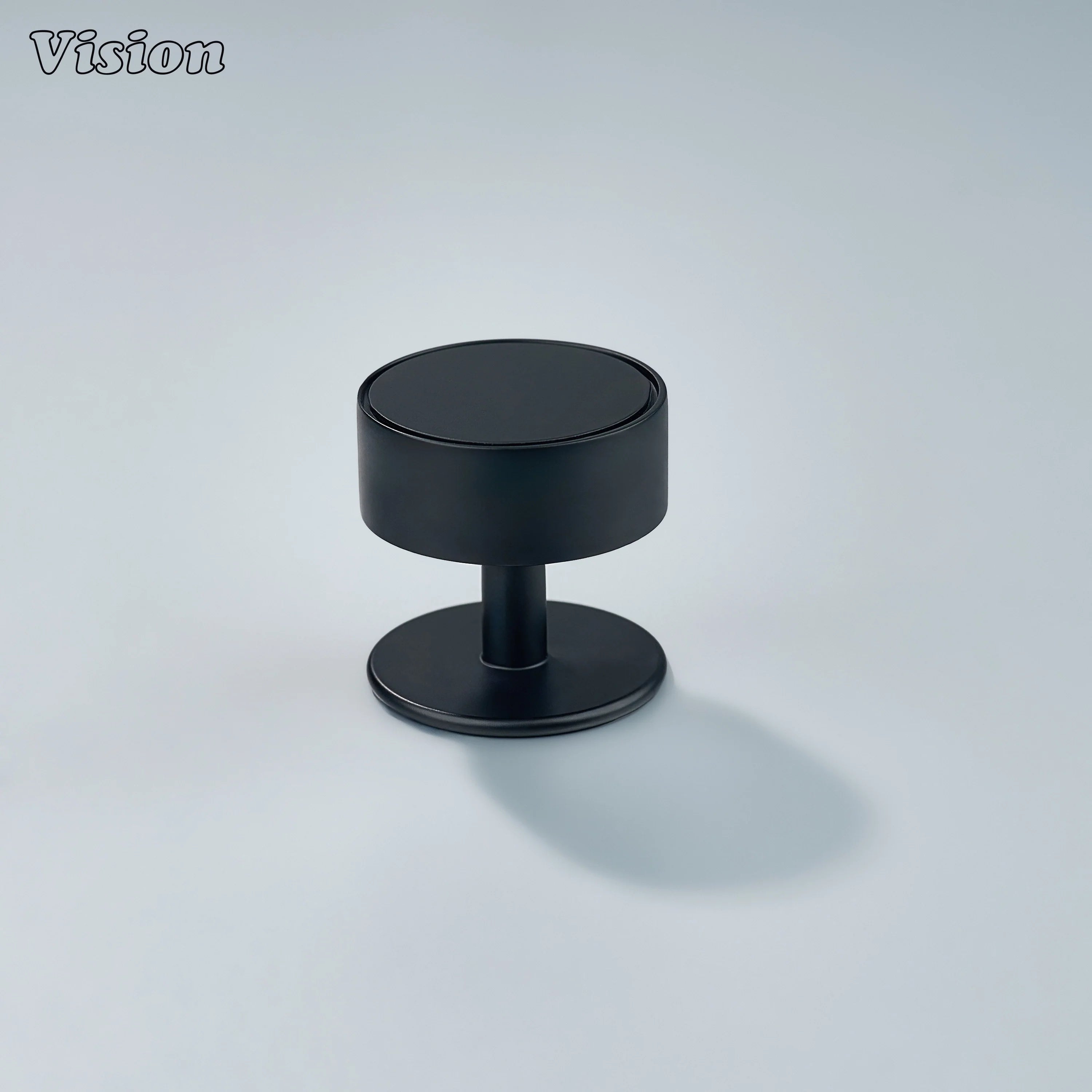 Black plain profile cabinet knob for modern cabinets
