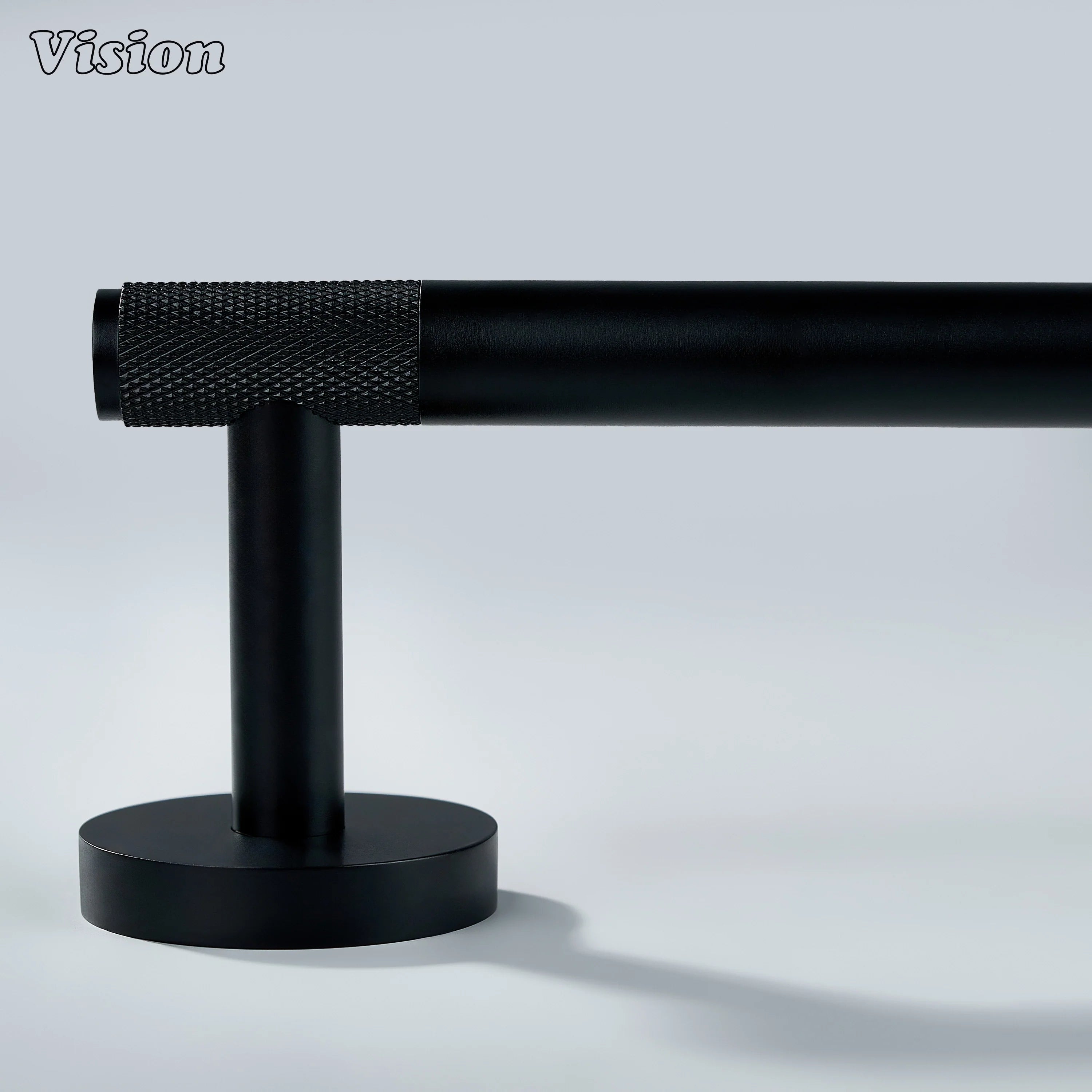 Wall mounted black brass toilet paper holder for toilet spaces