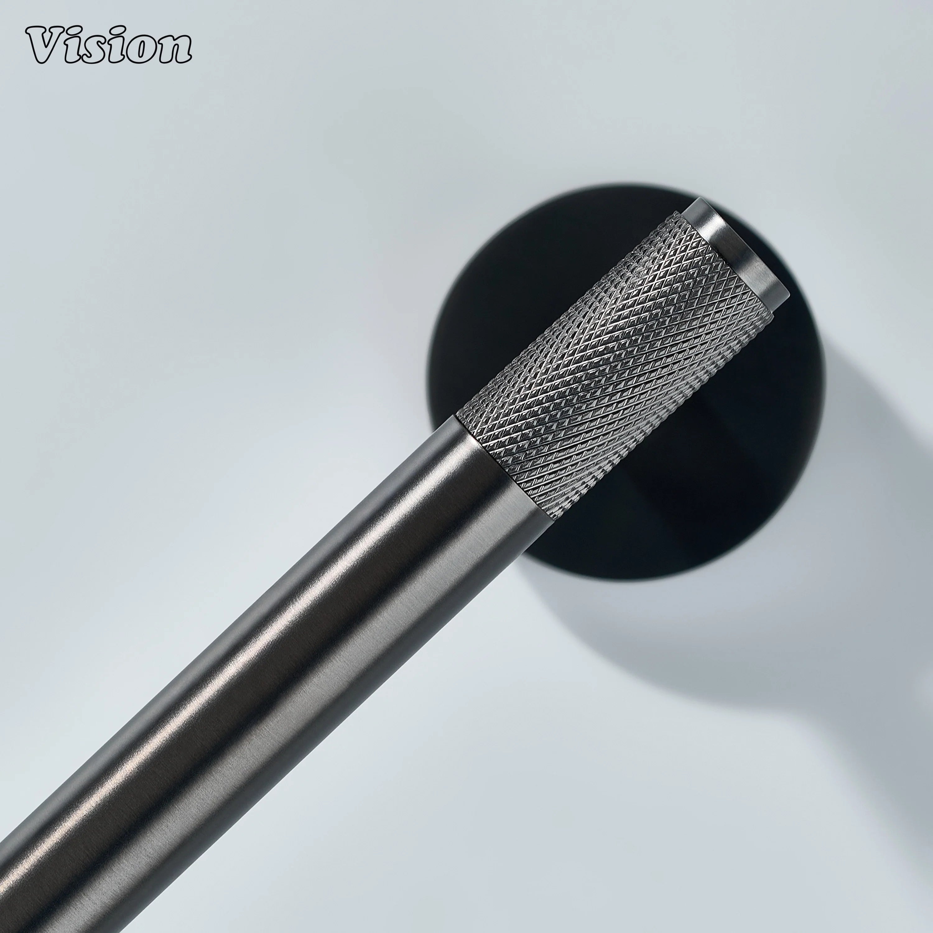 Wall mounted gunmetal brass towel holder for modern bathroom towel storage
