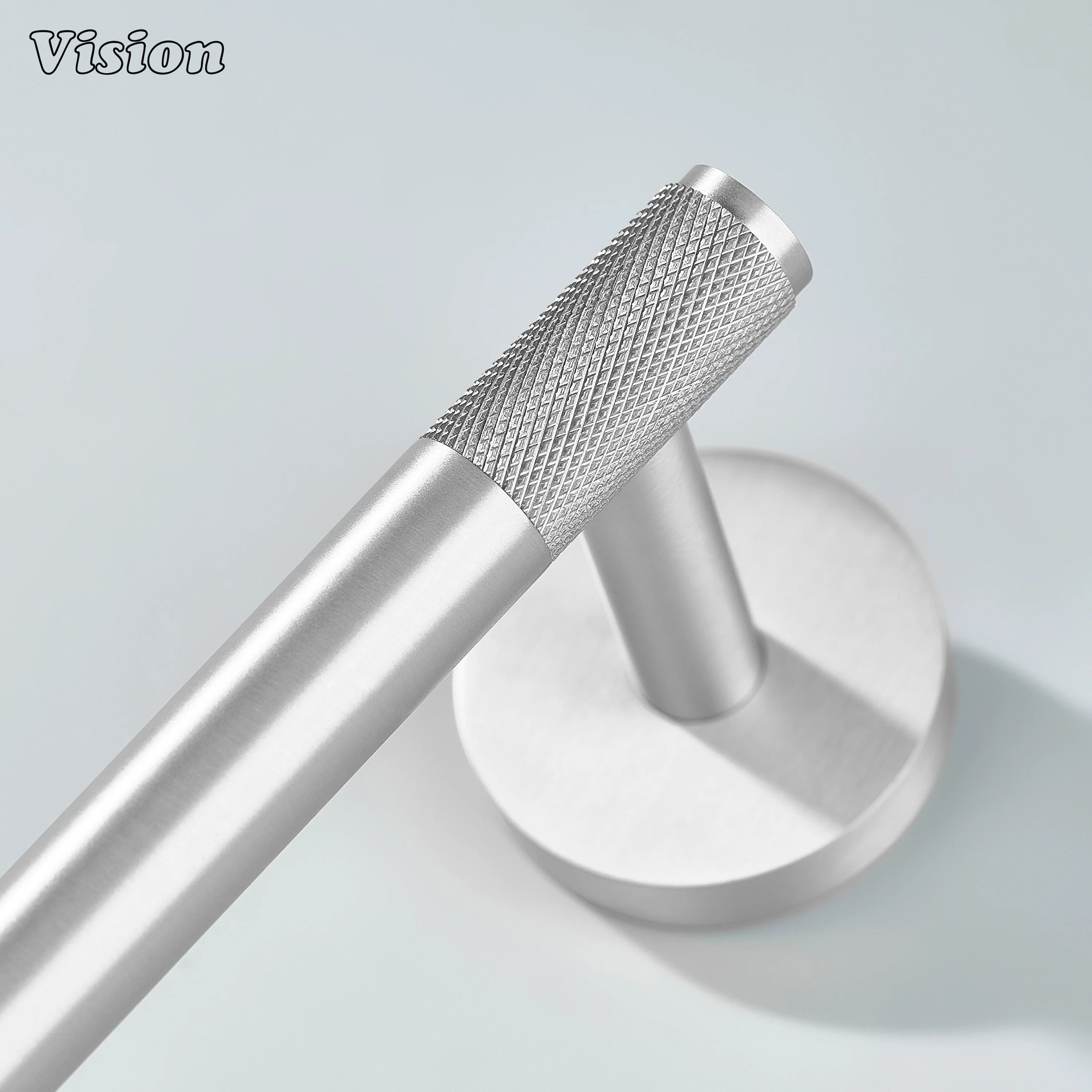 Wall mounted silver brass towel holder for bathroom towel storage