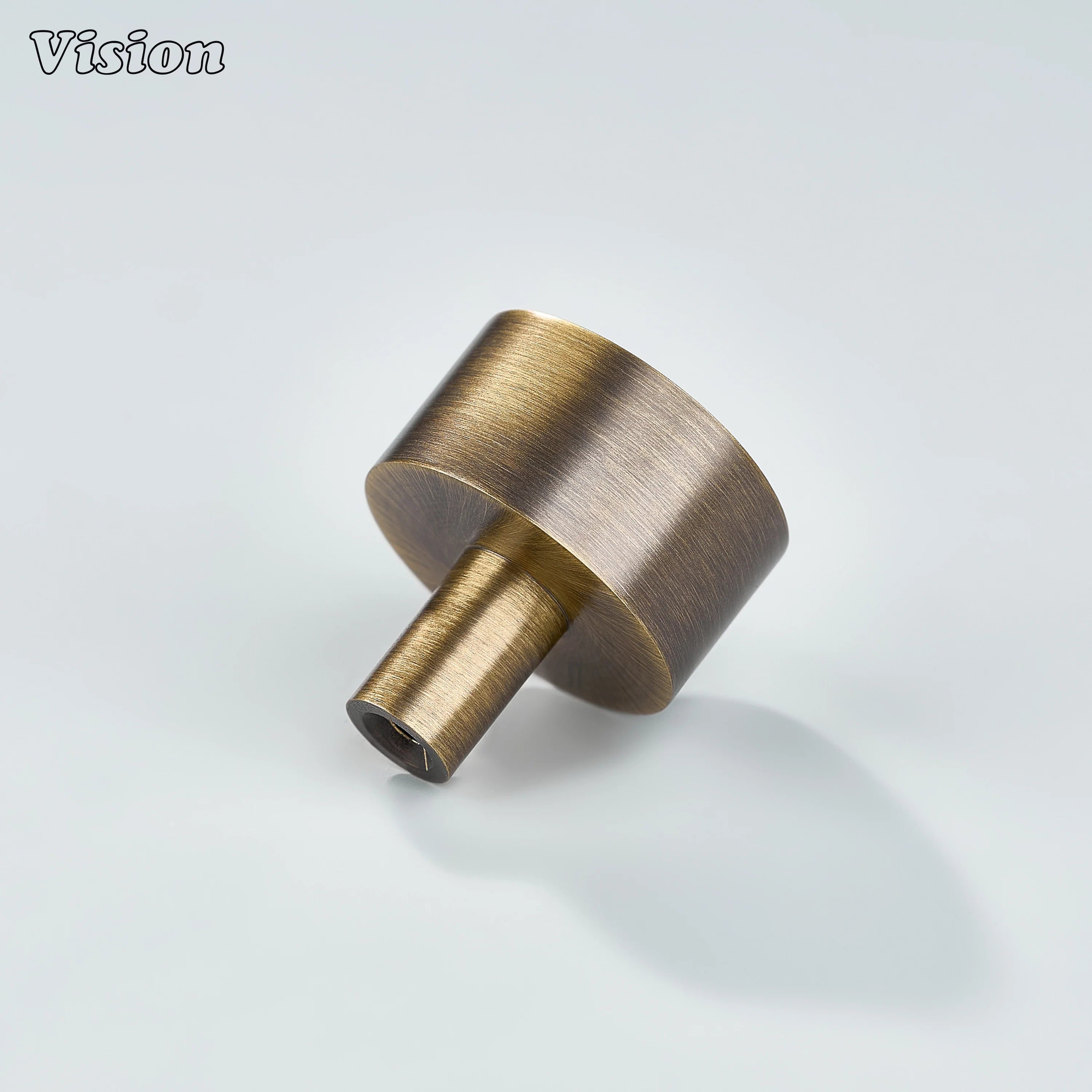 Antique Bronze solid brass round cabinet knob for wardrobe cabinets