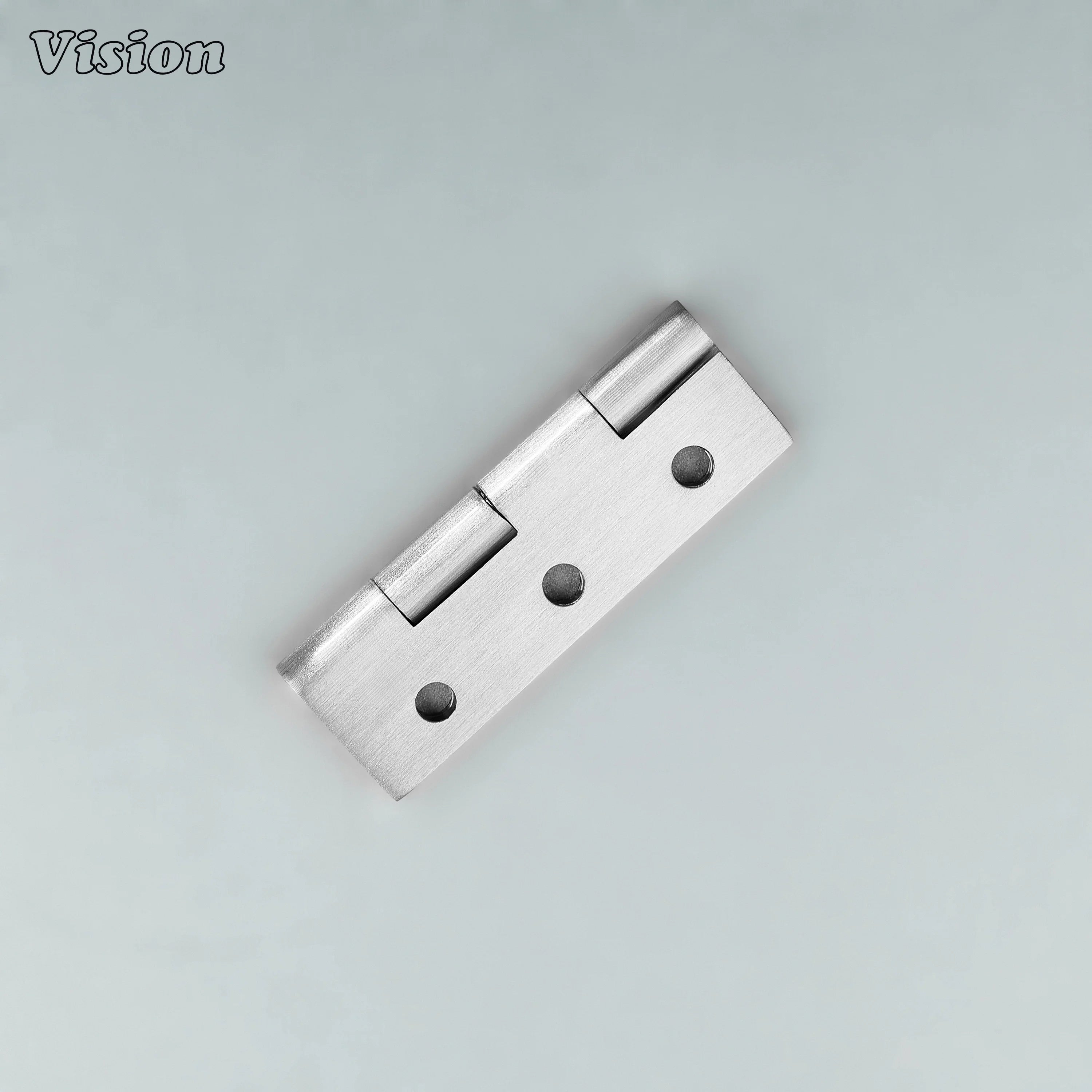 Premium silver cabinet hinge crafted from solid brass