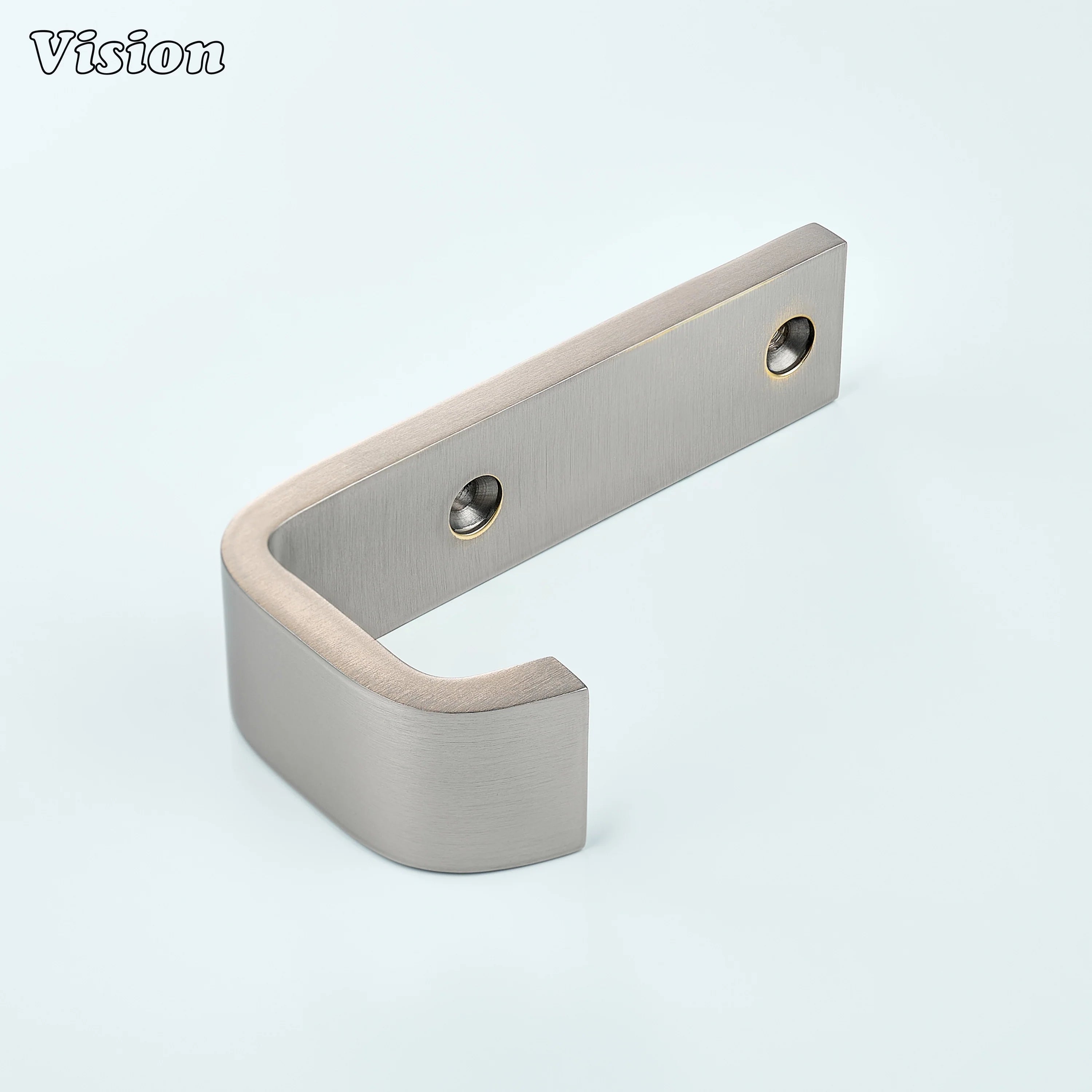 Premium Silver wide wall hook with plain J design for bathroom accessories