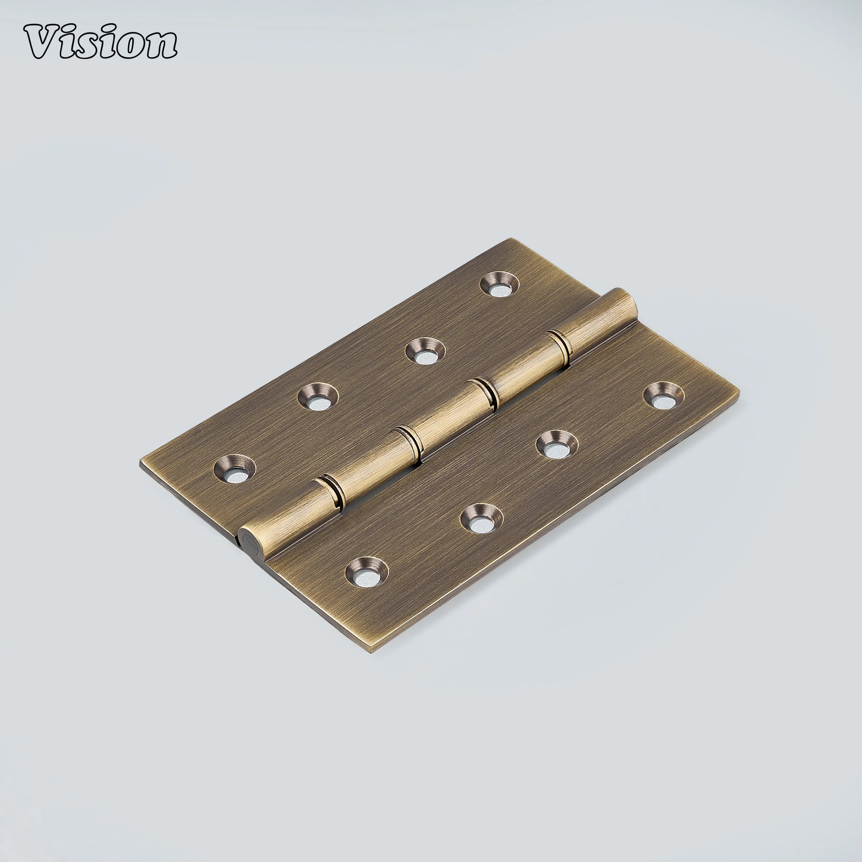 Antique Bronze brass cabinet hinge with plain profile for kitchen cabinets
